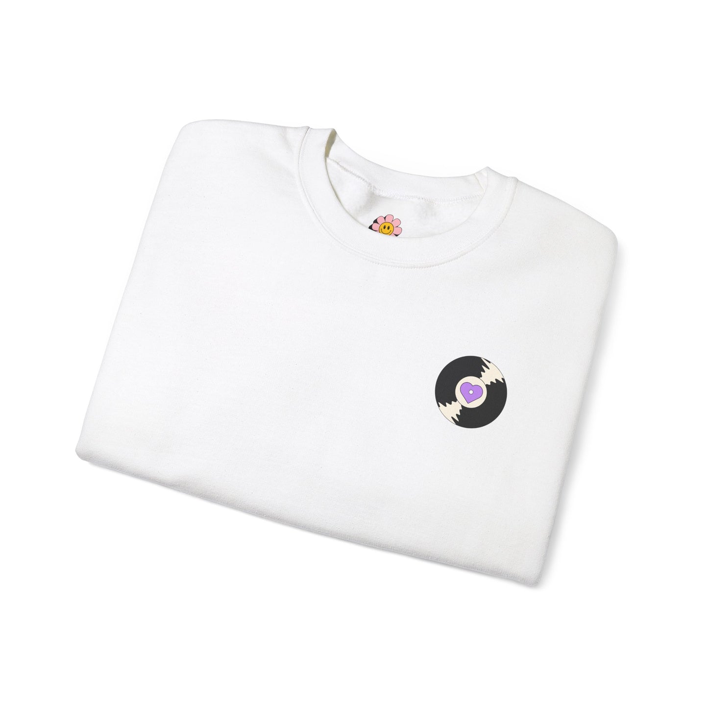 ‘I’m With The DJ’ Retro crewneck sweatshirt