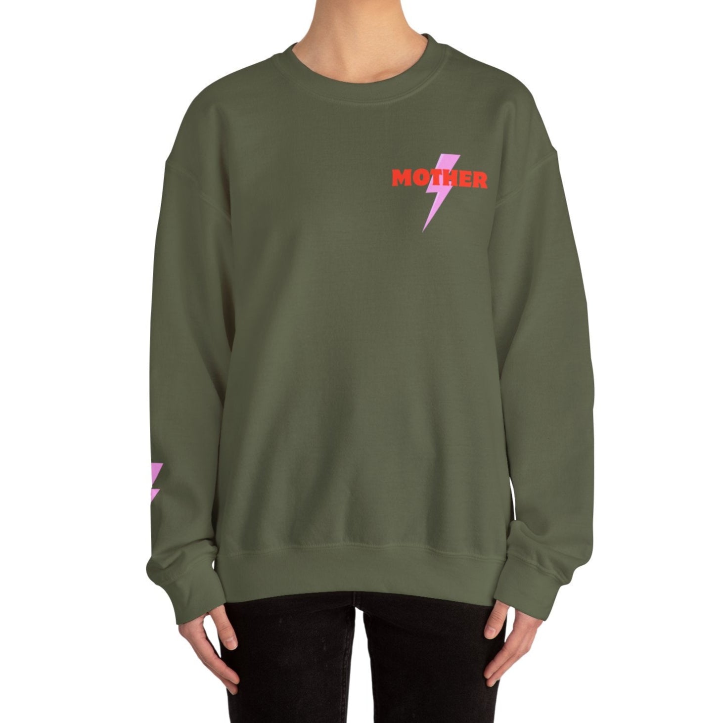 Mother Lightning Bolt Sweatshirt - Shophippiesonly