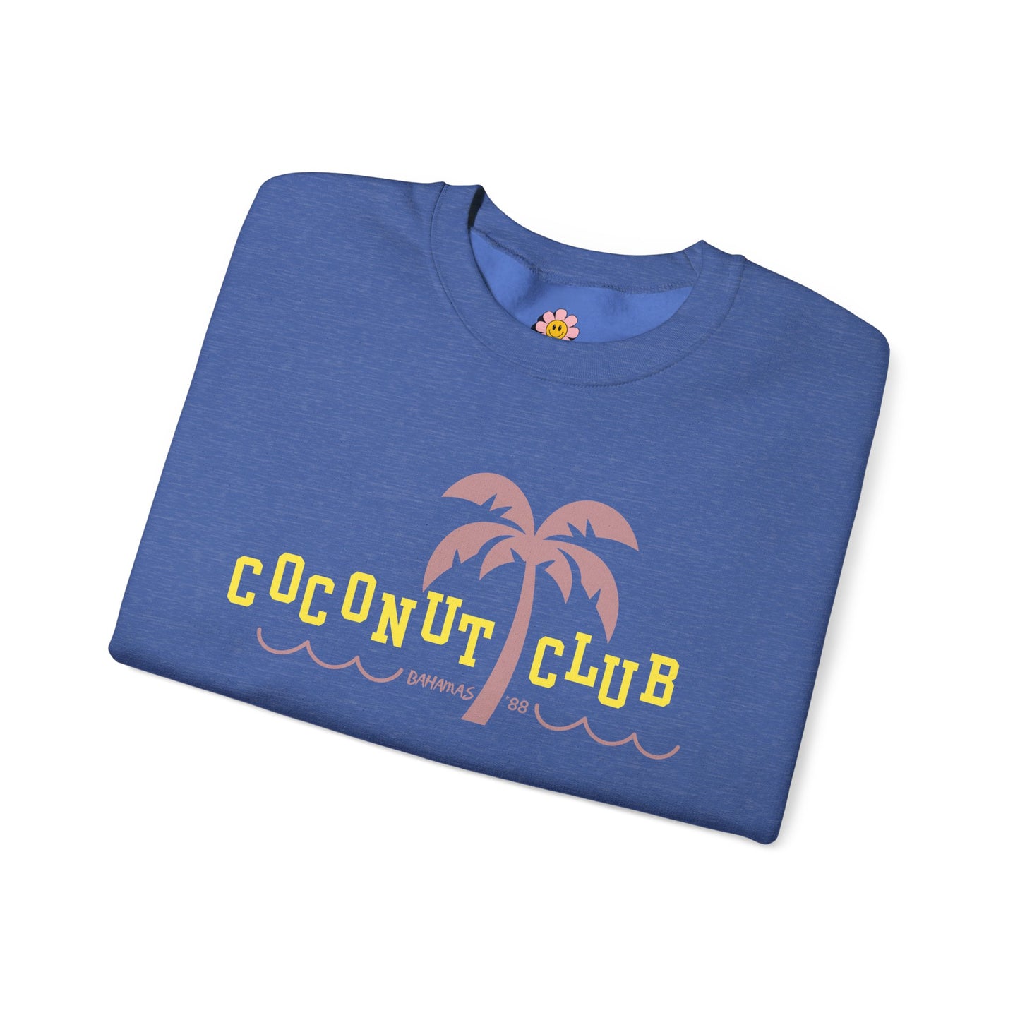 Coconut Club Crewneck Sweatshirt - Shophippiesonly