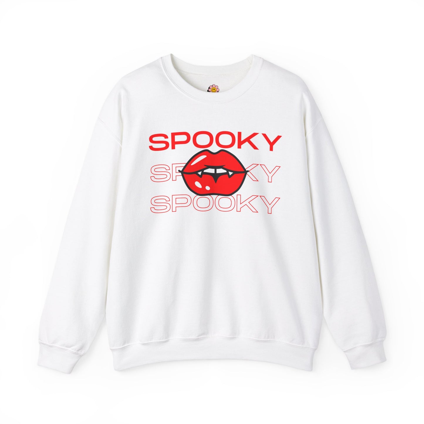 Vampy Lips Spooky Sweatshirt - Shophippiesonly
