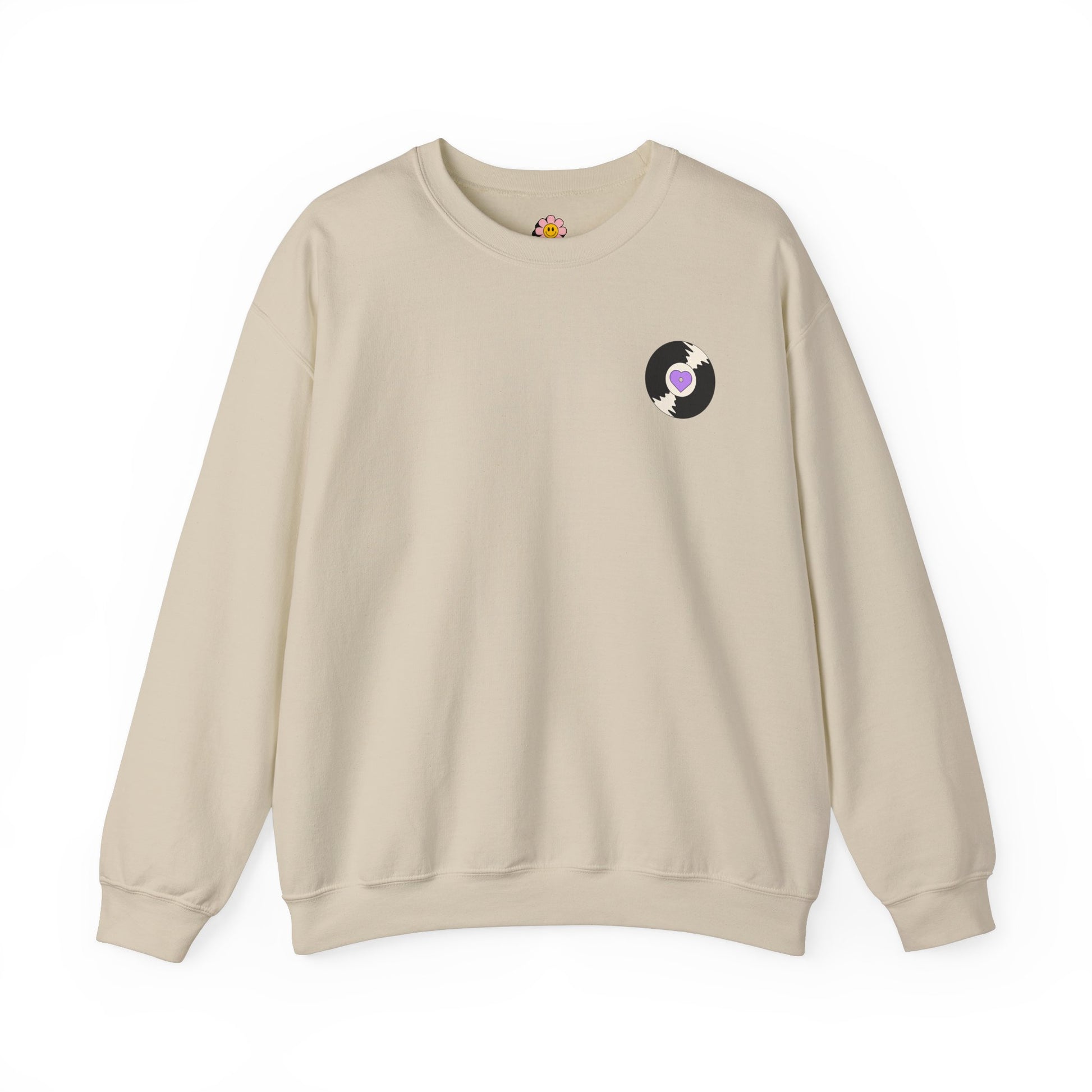 ‘I’m With The DJ’ Retro crewneck sweatshirt - Shophippiesonly
