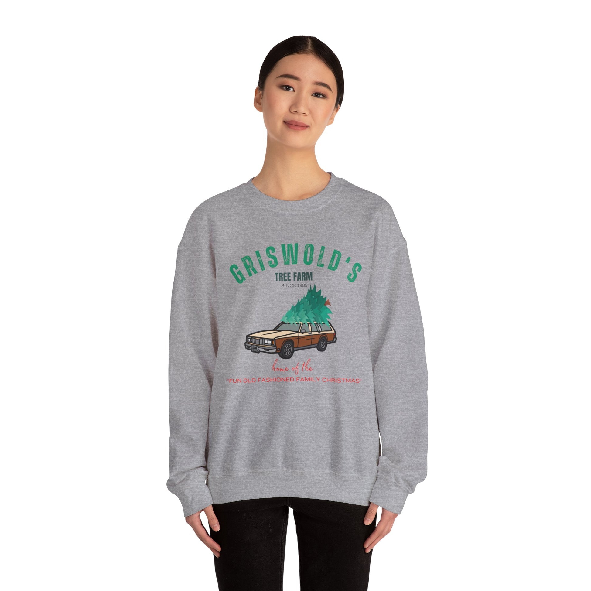 Griswold's Tree farm Crew neck - Shophippiesonly