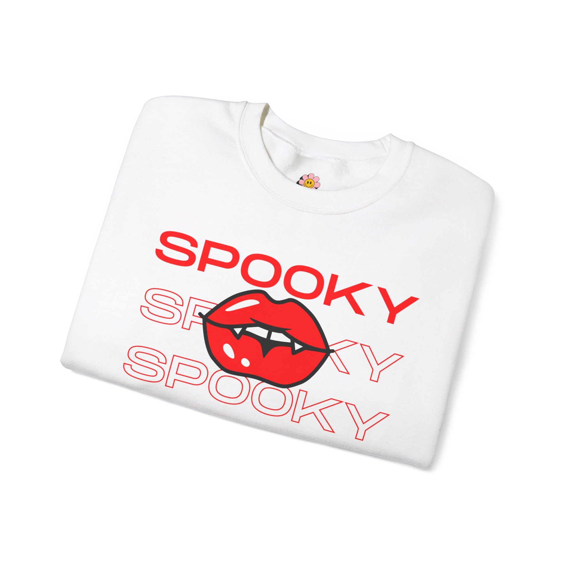 Vampy Lips Spooky Sweatshirt - Shophippiesonly