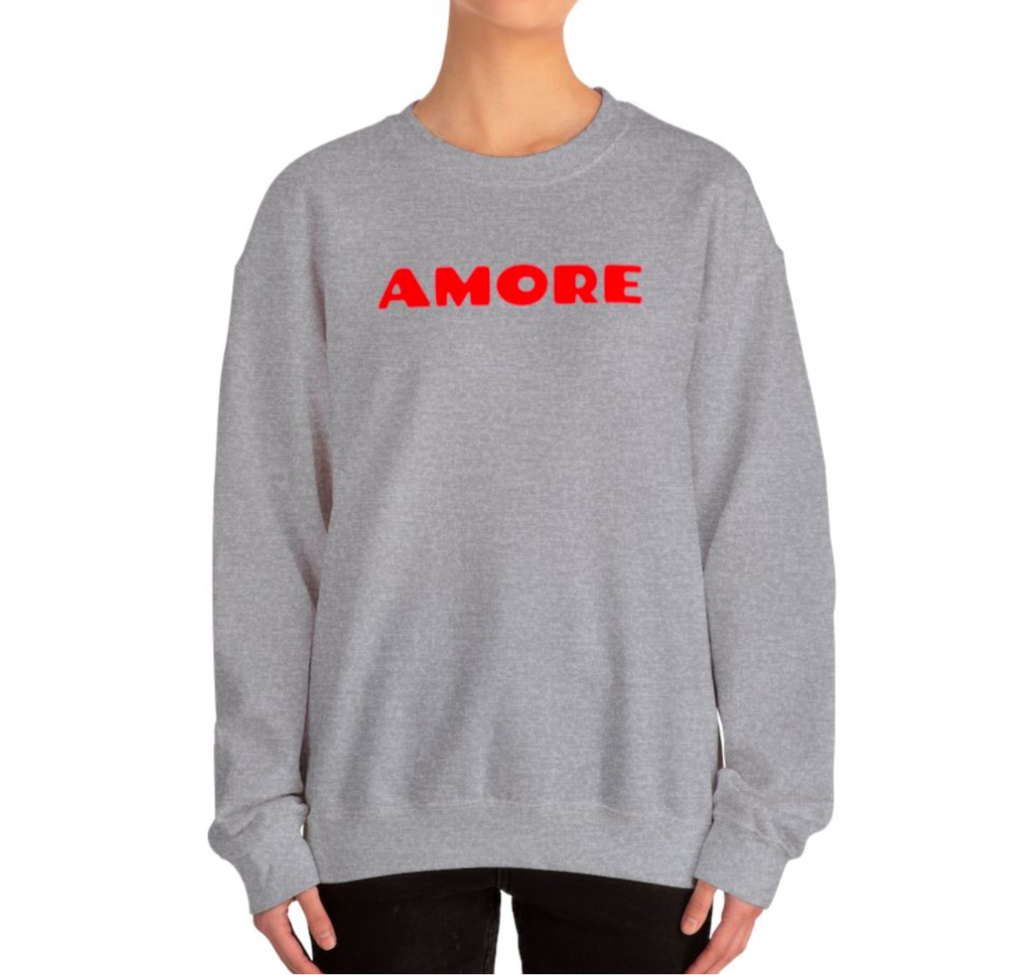 Amore Crewneck Sweatshirt - Shophippiesonly