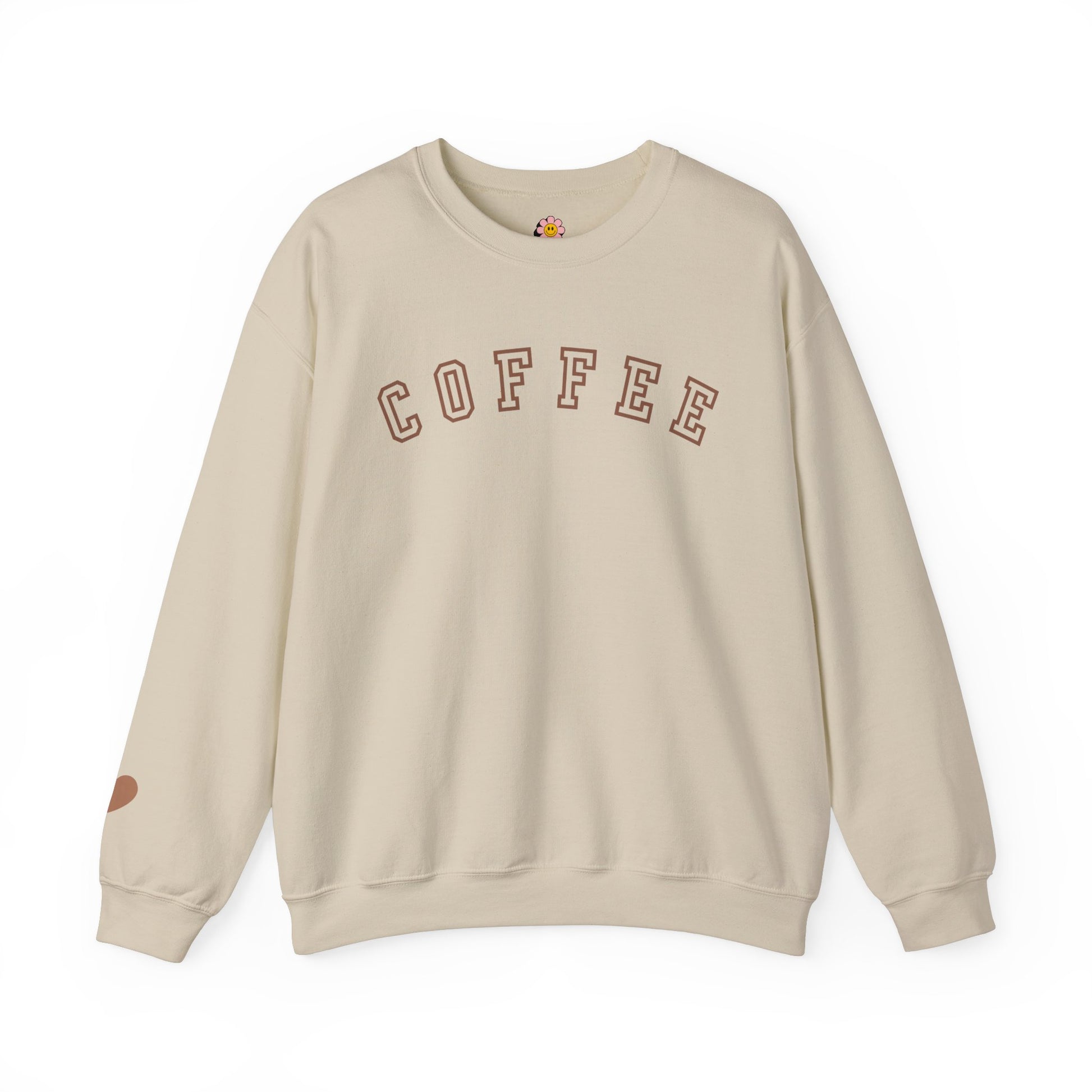 Coffee Athletic Crewneck Sweatshirt - Shophippiesonly