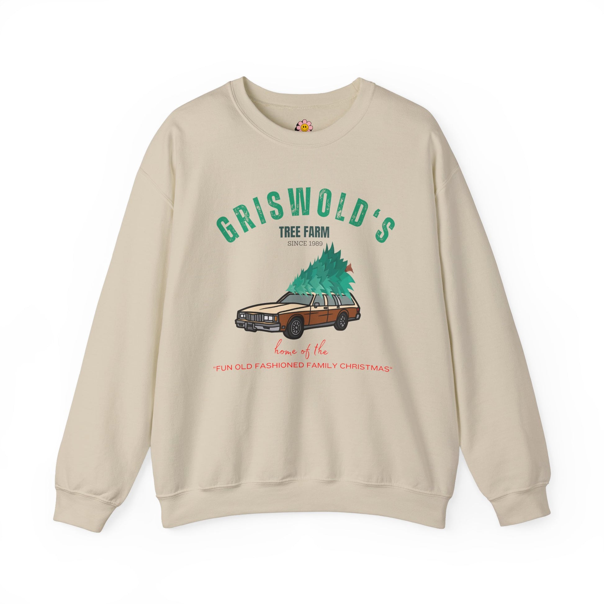 Griswold's Tree farm Crew neck - Shophippiesonly