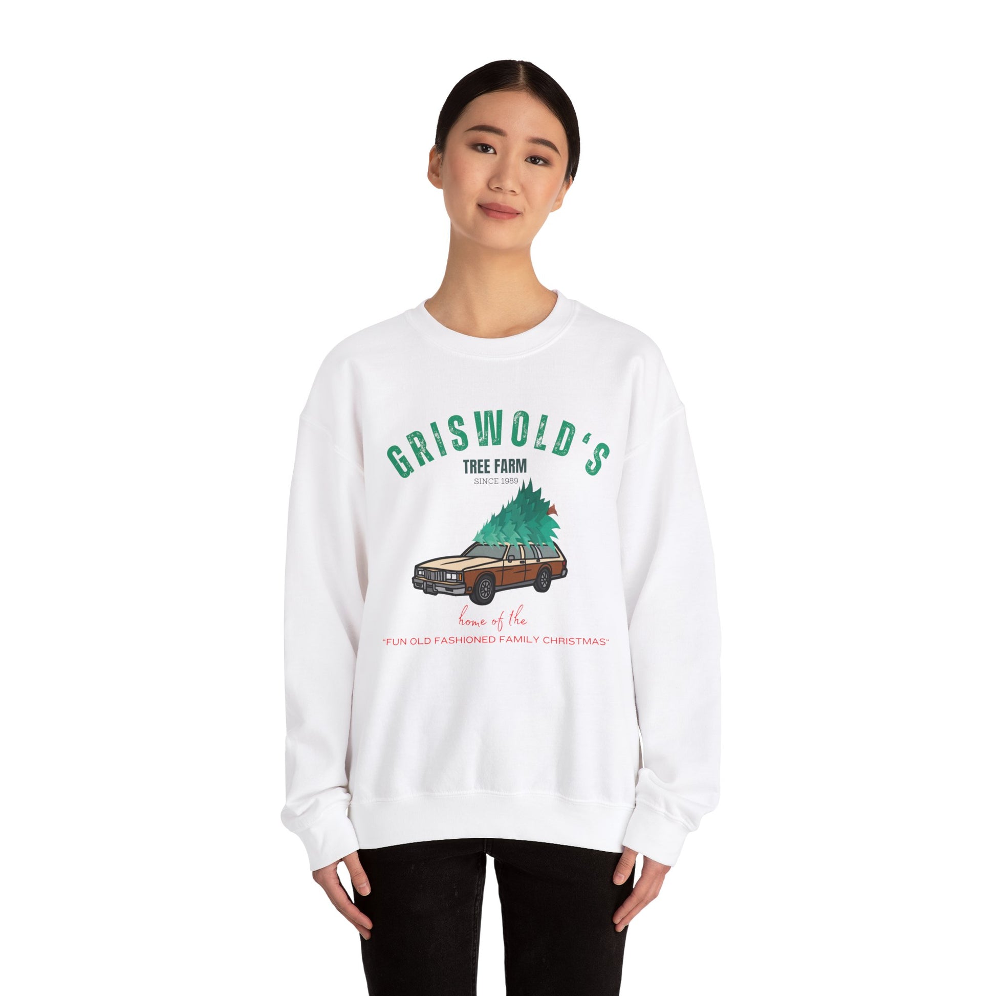 Griswold's Tree farm Crew neck - Shophippiesonly