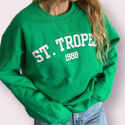 ST.TROPEZ Crewneck Sweatshirt - Shophippiesonly