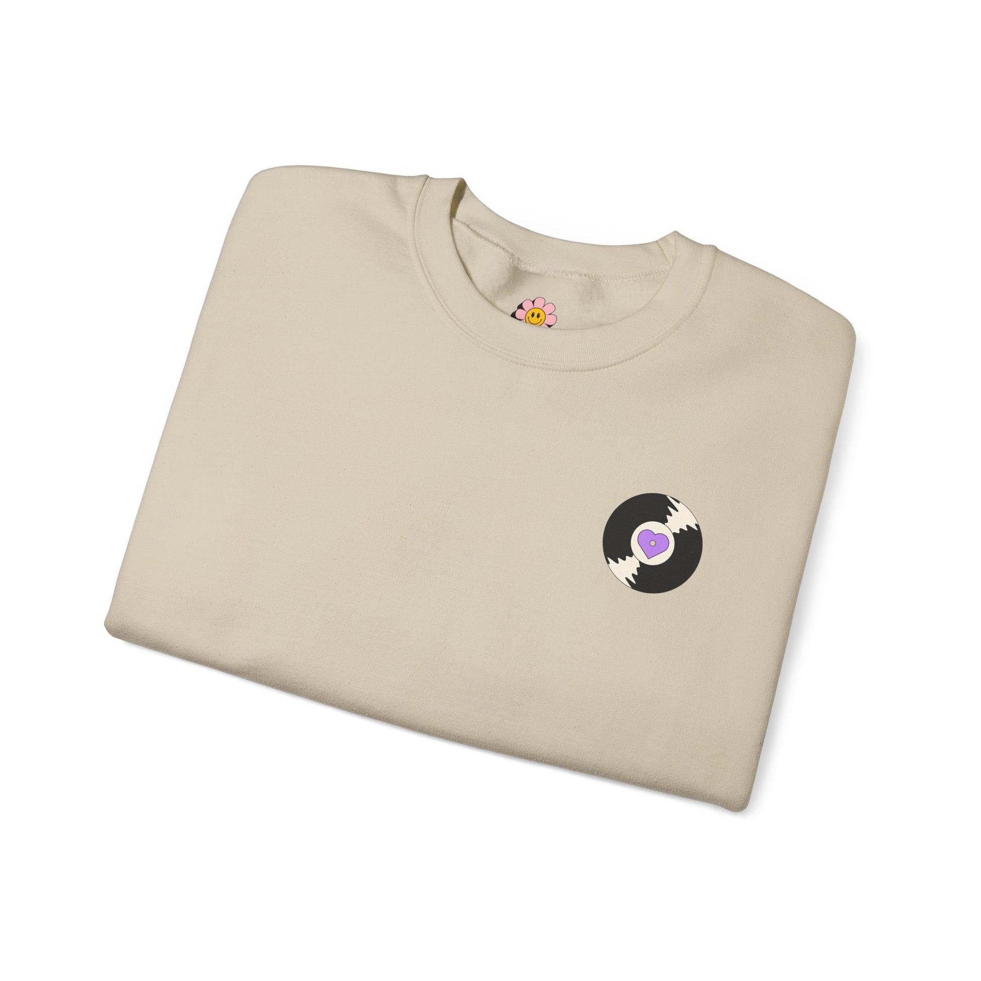 ‘I’m With The DJ’ Retro crewneck sweatshirt - Shophippiesonly