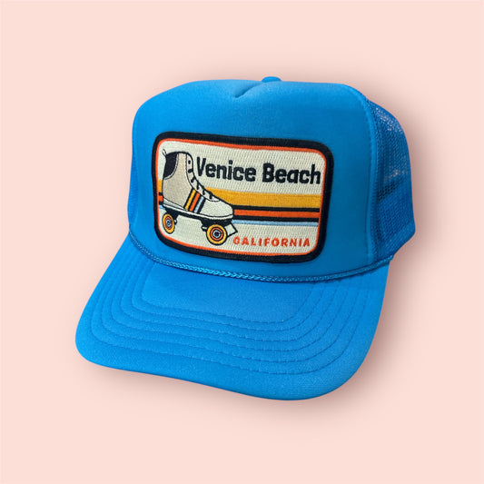 Venice Beach Patch Trucker Hat - Shophippiesonly