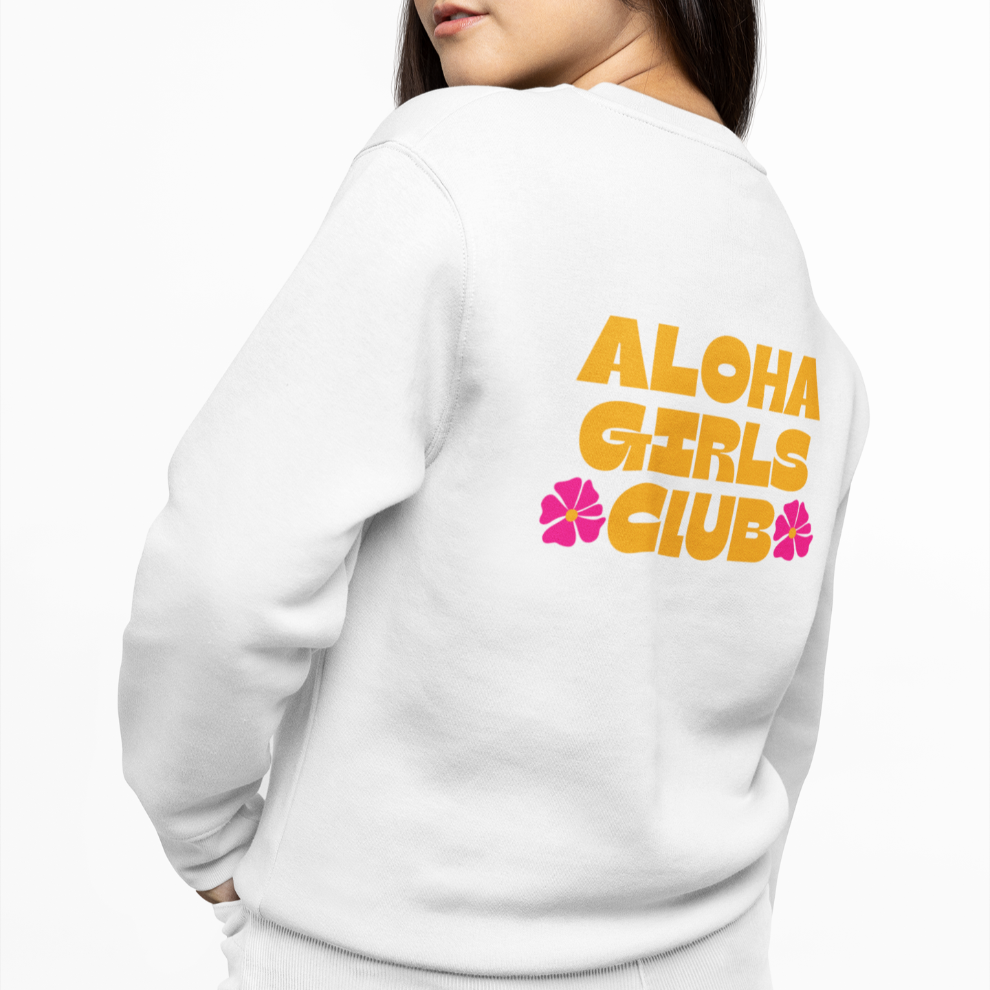 Aloha Girls Club Crewneck Sweatshirt - Shophippiesonly