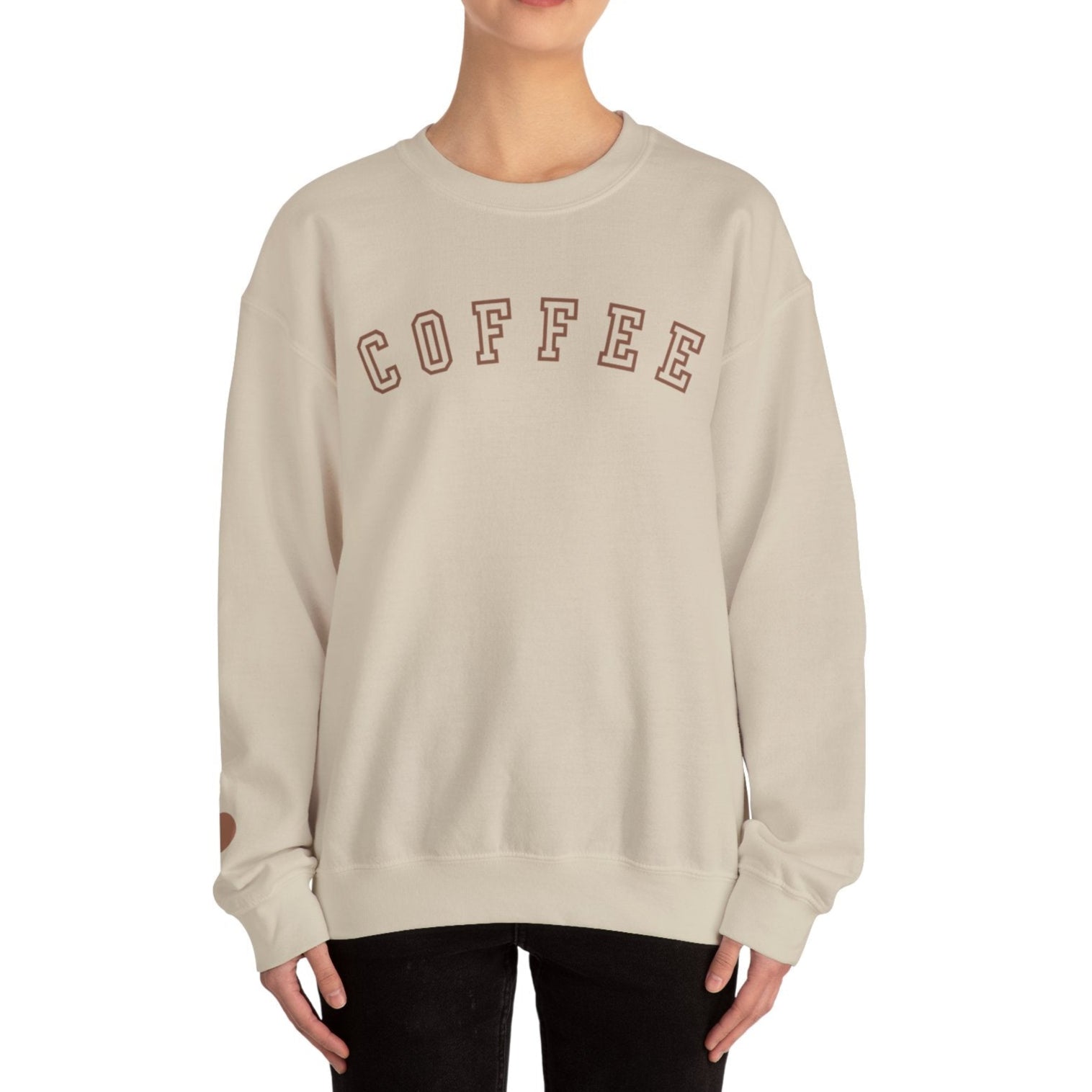 Coffee Athletic Crewneck Sweatshirt - Shophippiesonly