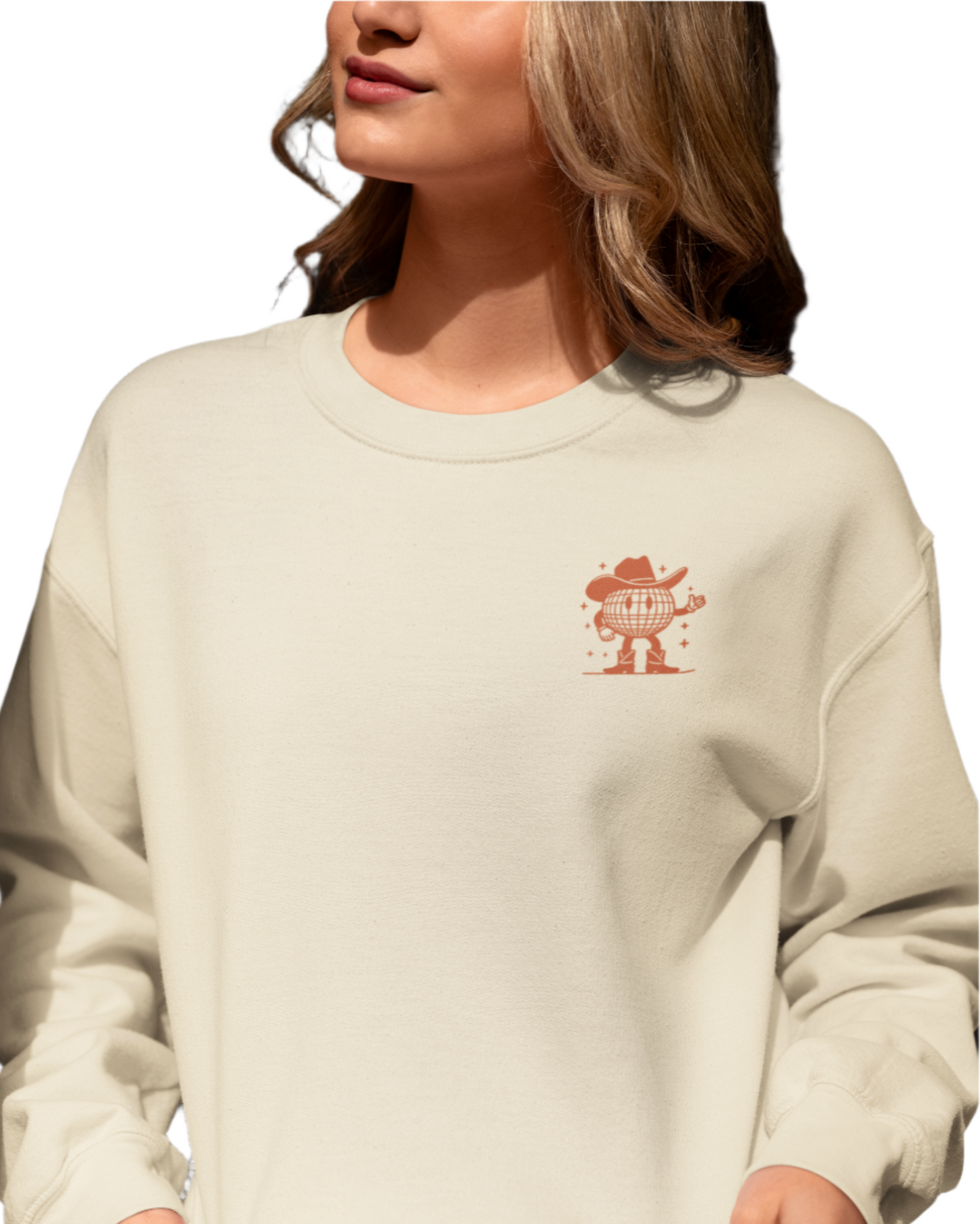Disco Cowboy Crewneck Sweatshirt