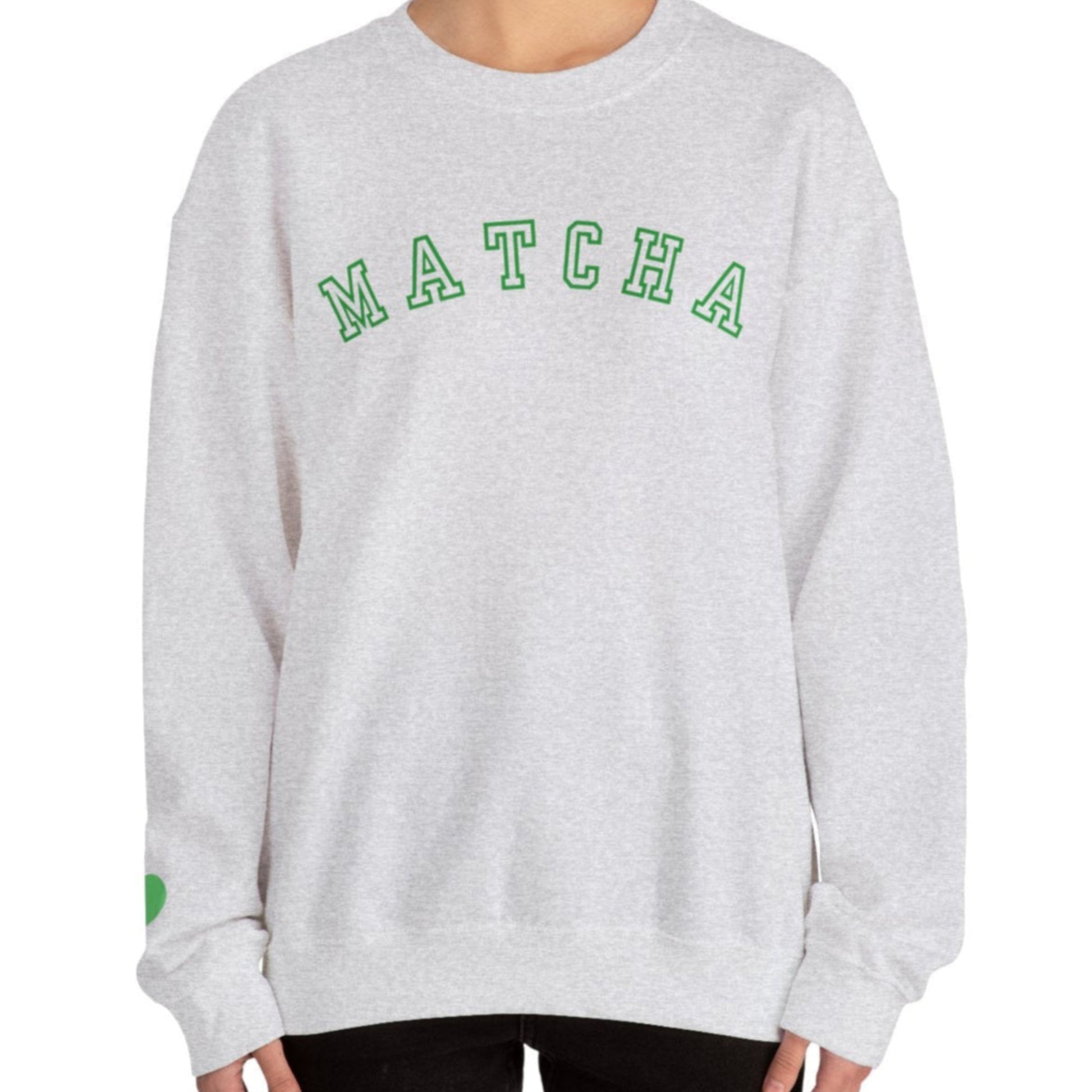 Matcha Athletic Crewneck Sweatshirt - Shophippiesonly