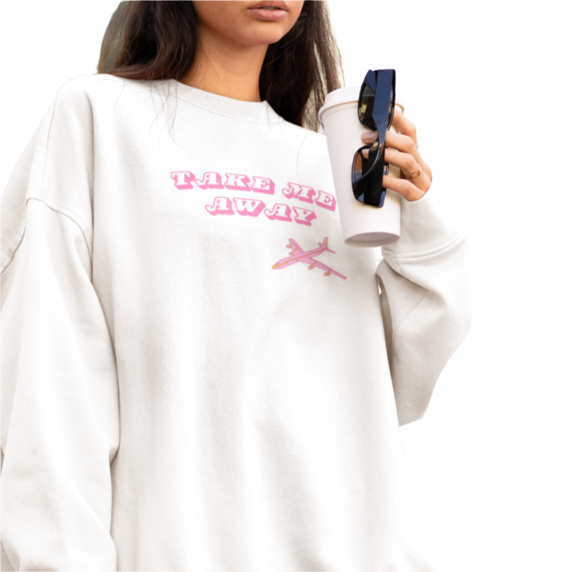 Take Me Away Crewneck Sweatshirt - Shophippiesonly