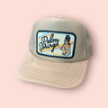 Palm Springs Girly Patch Trucker Hat - Shophippiesonly