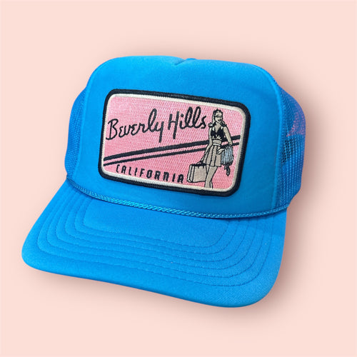 Beverly Hills Patch Trucker Hat - Shophippiesonly