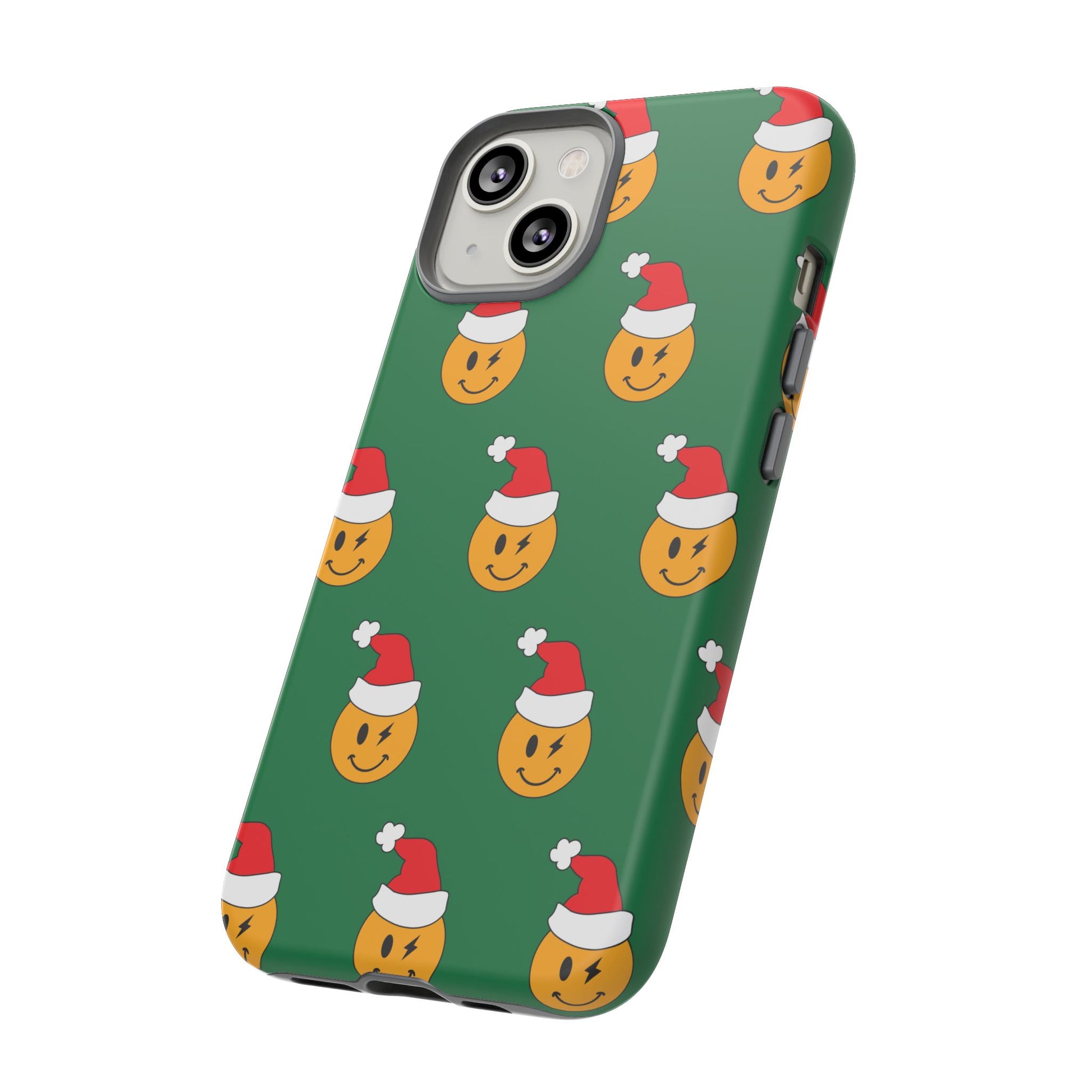 Smiley Santa Holiday iPhone Case - Shophippiesonly