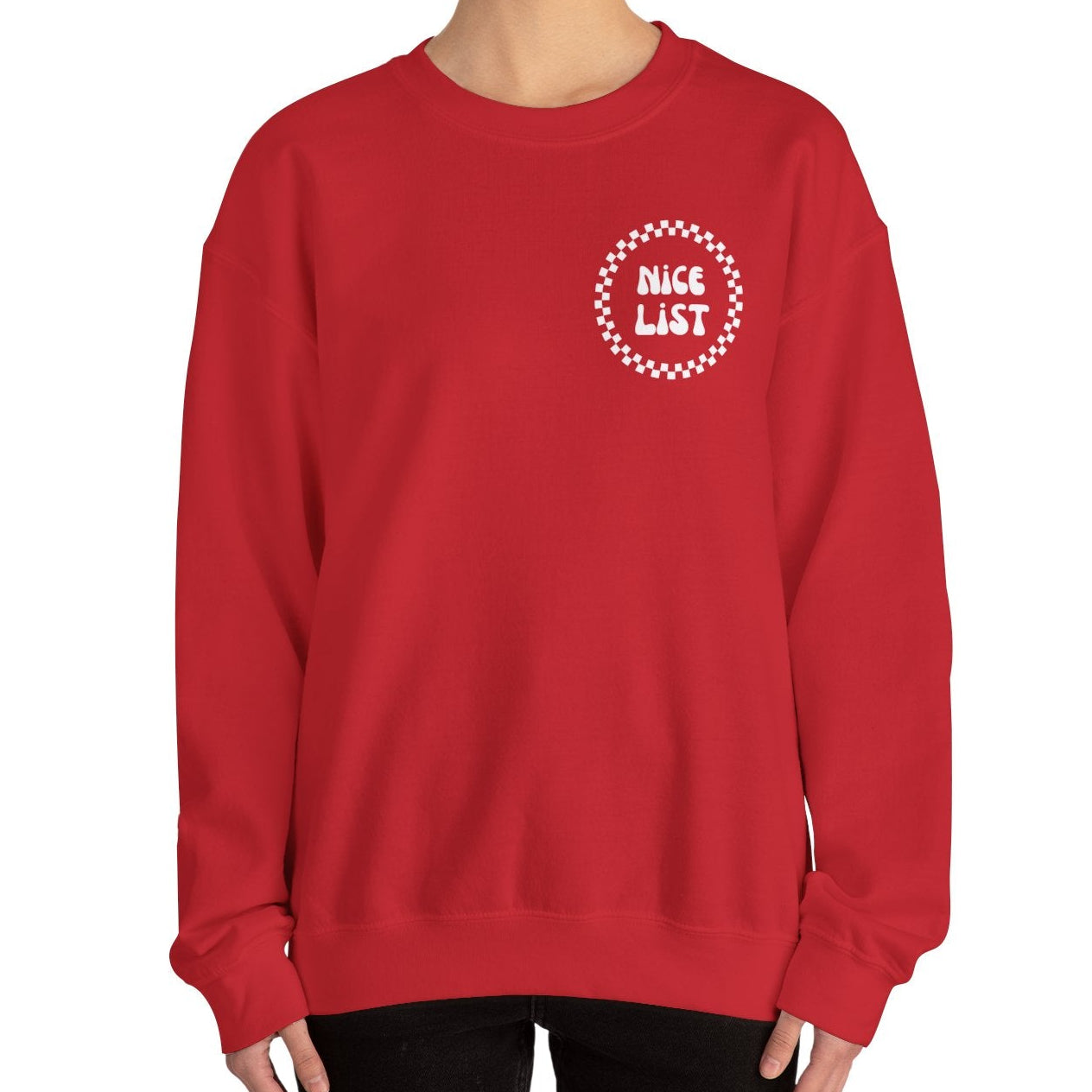 "Nice List" Holiday Pullover