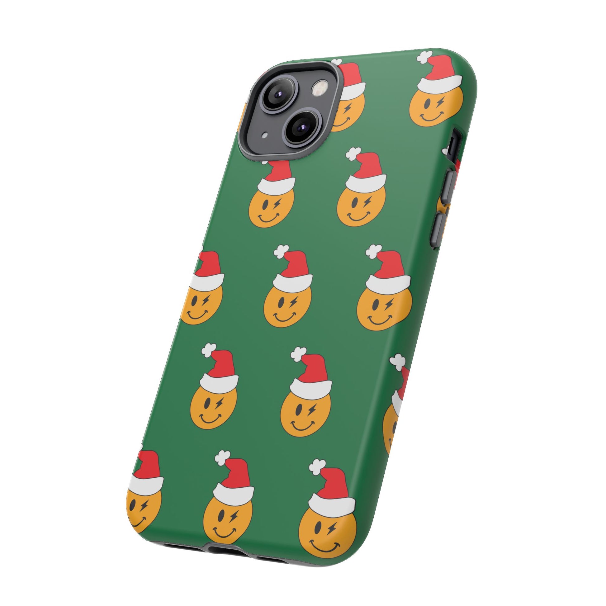 Smiley Santa Holiday iPhone Case - Shophippiesonly