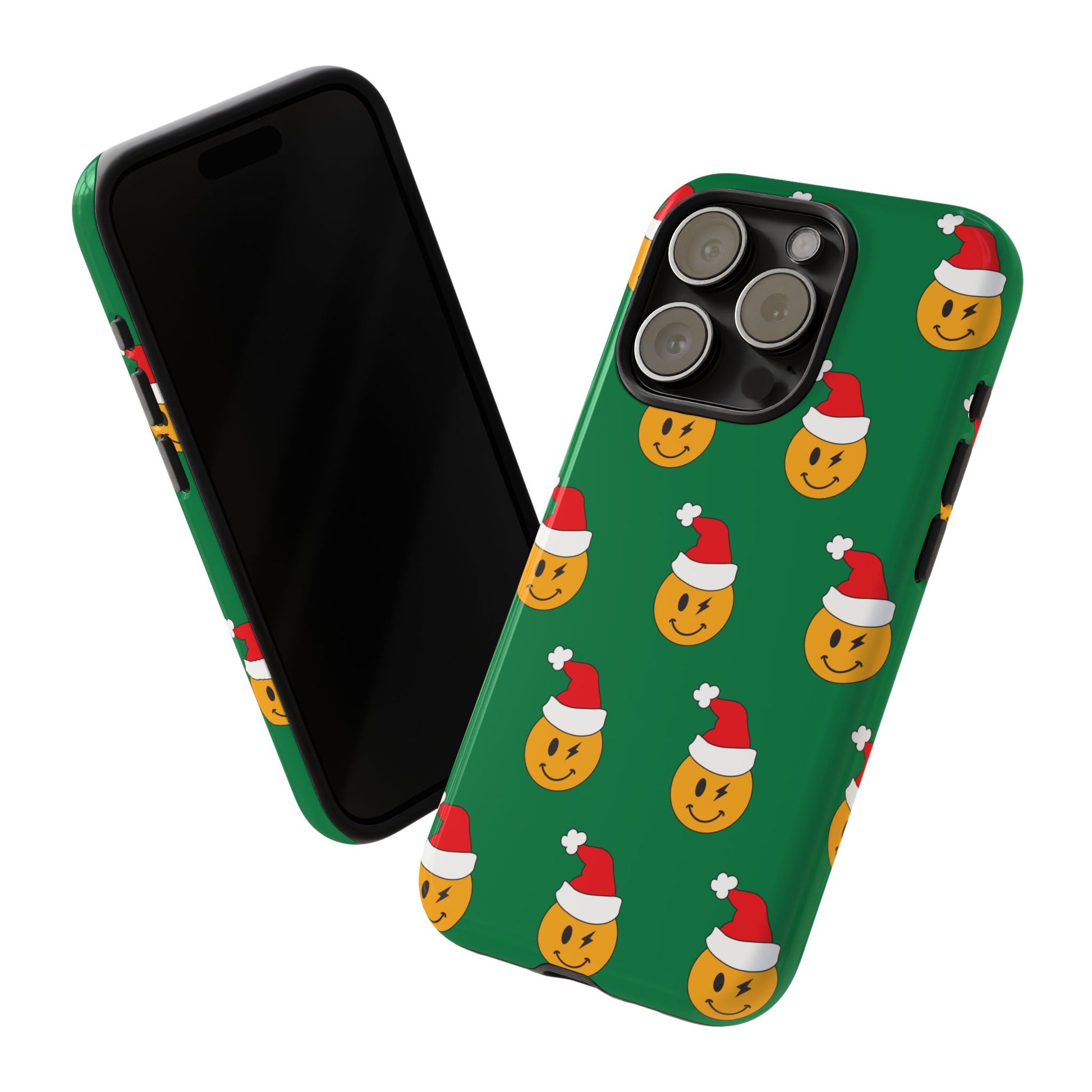 Smiley Santa Holiday iPhone Case - Shophippiesonly