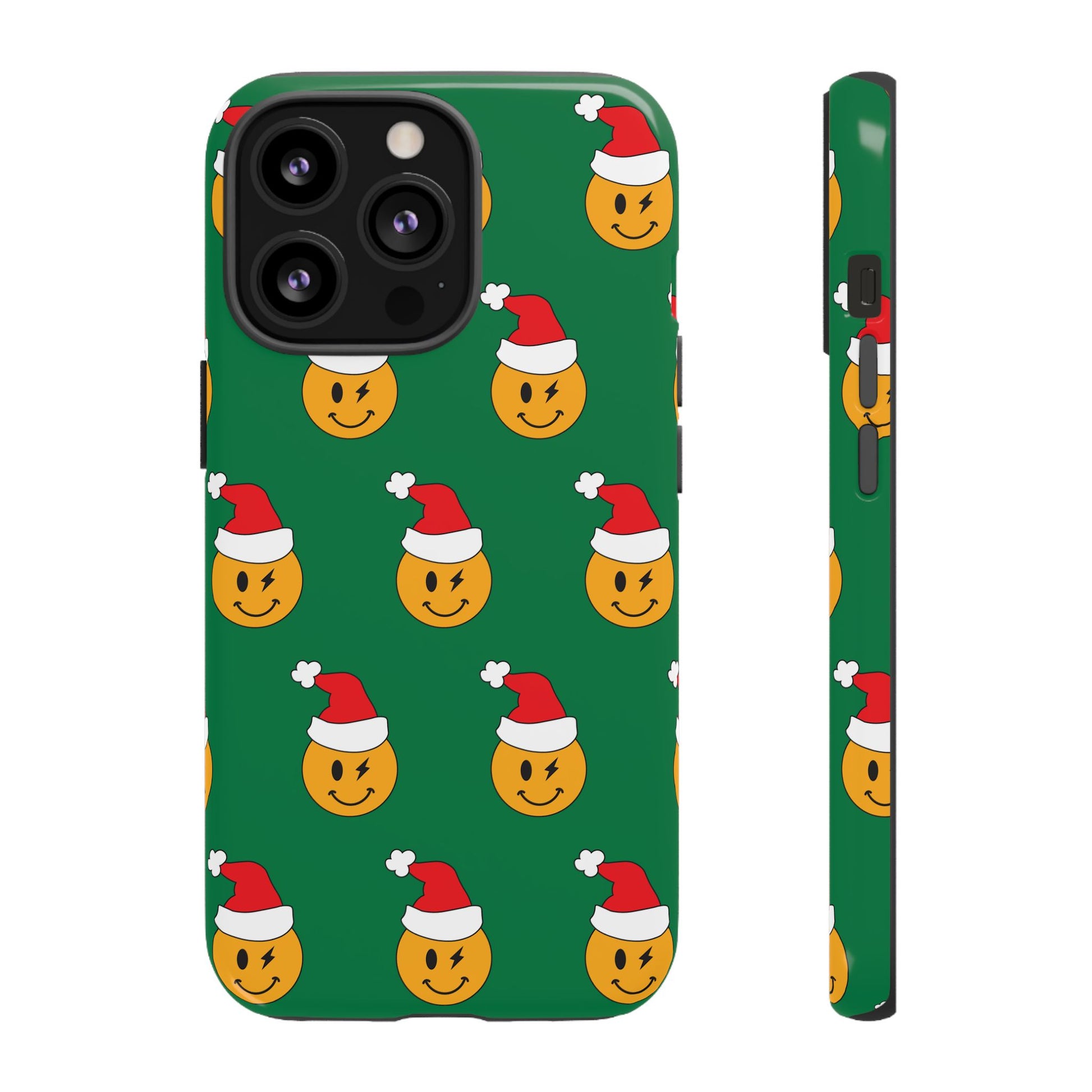 Smiley Santa Holiday iPhone Case - Shophippiesonly