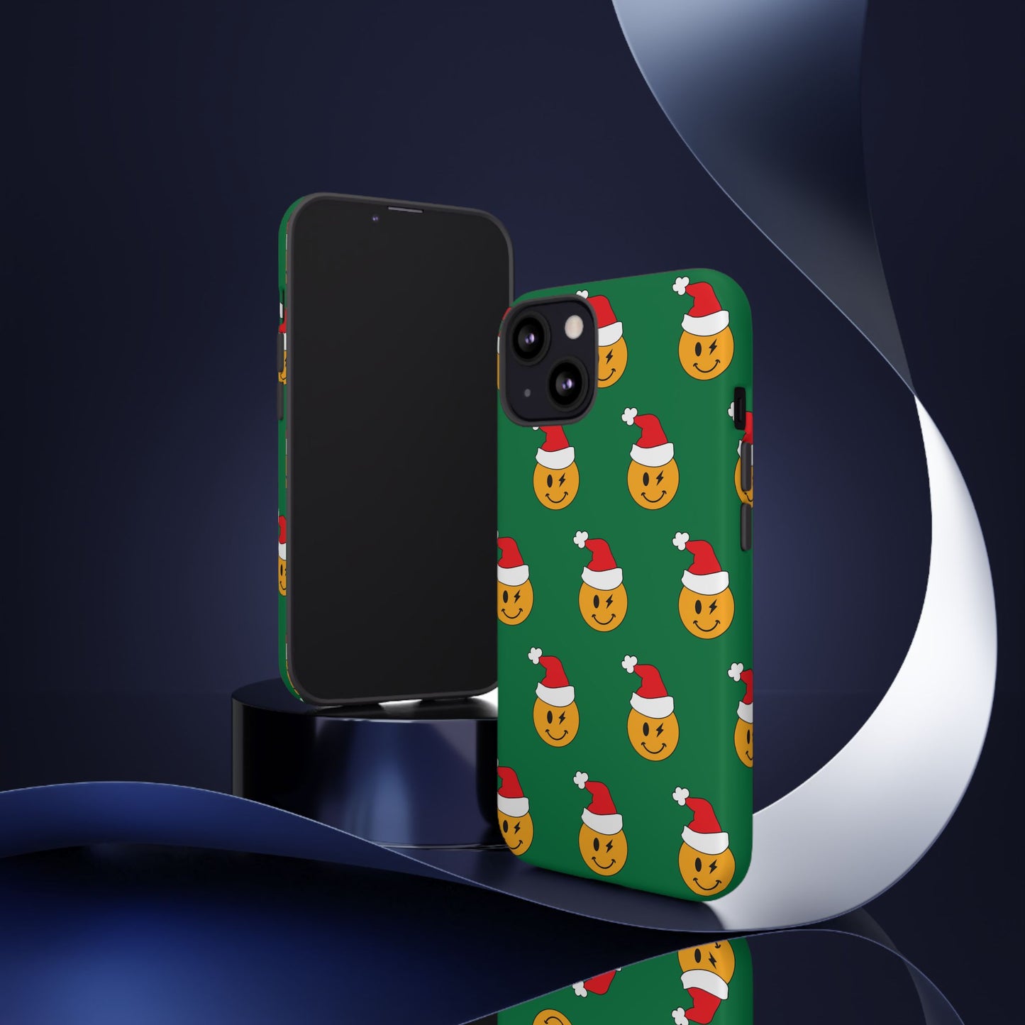 Smiley Santa Holiday iPhone Case - Shophippiesonly