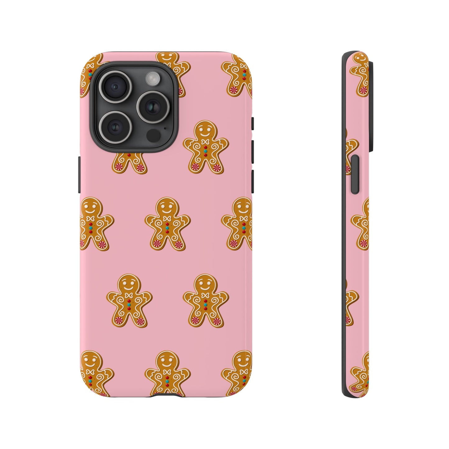 Gingerbread- Pink Durable iPhone Case - Shophippiesonly