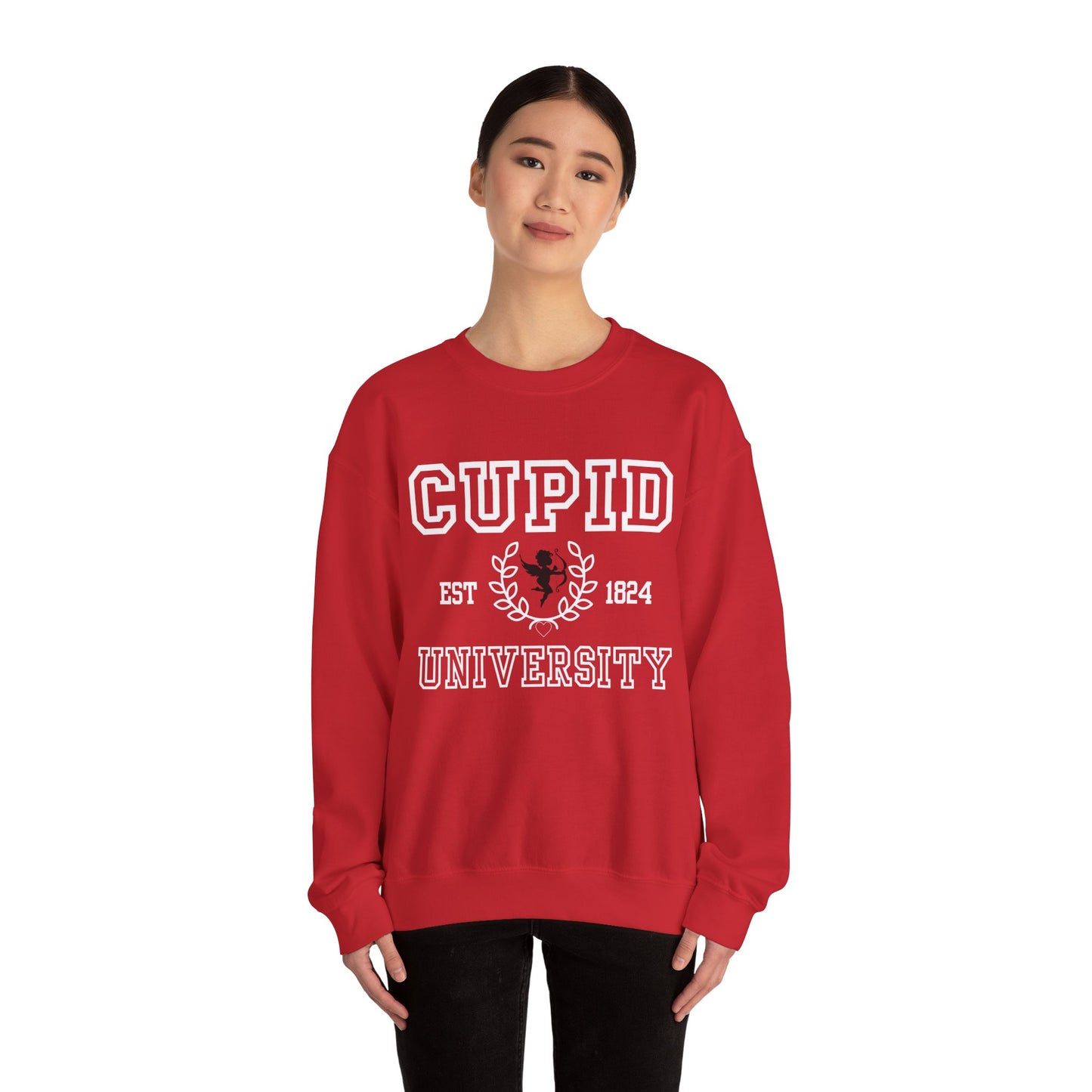 Cupid University Crewneck Sweatshirt - Shophippiesonly