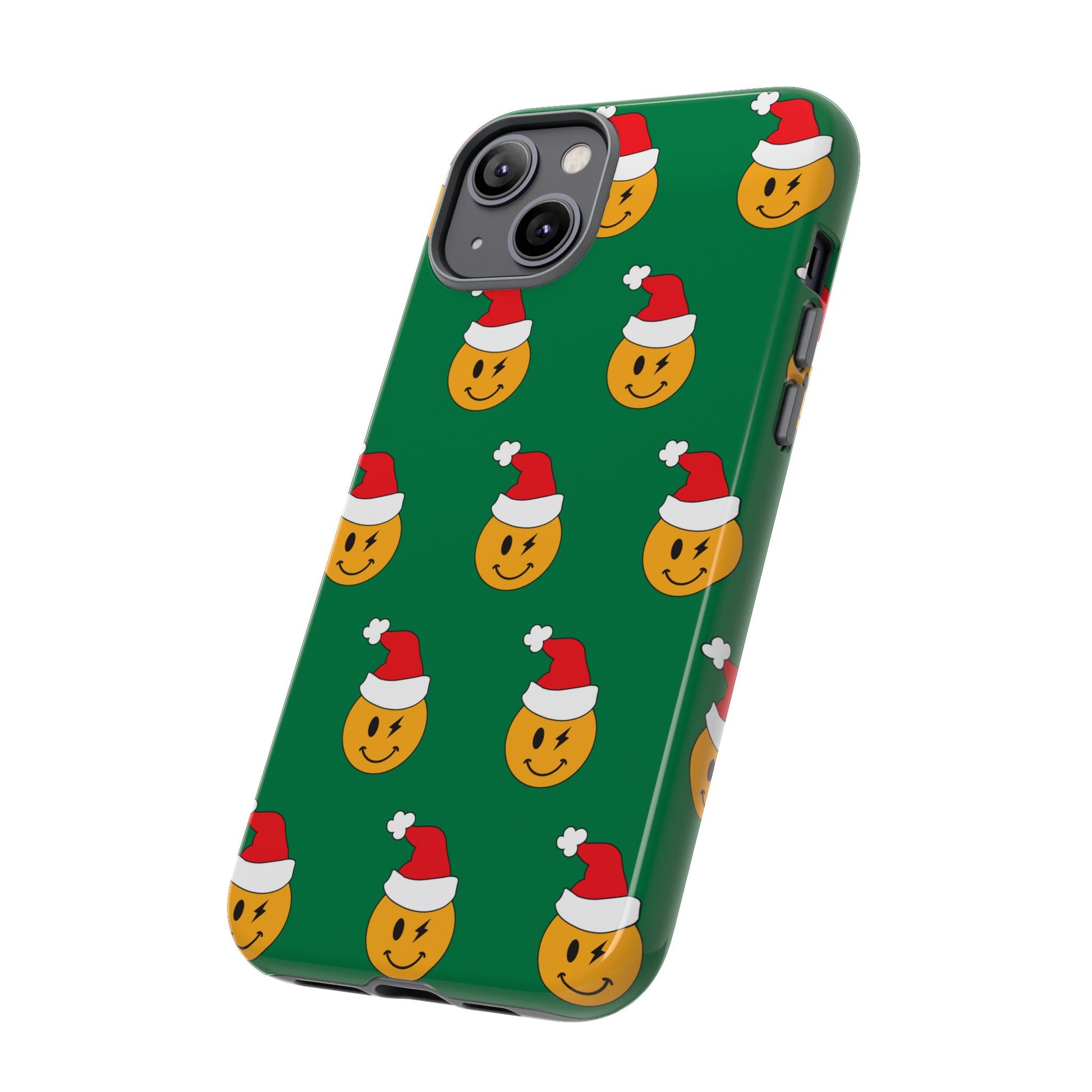 Smiley Santa Holiday iPhone Case - Shophippiesonly