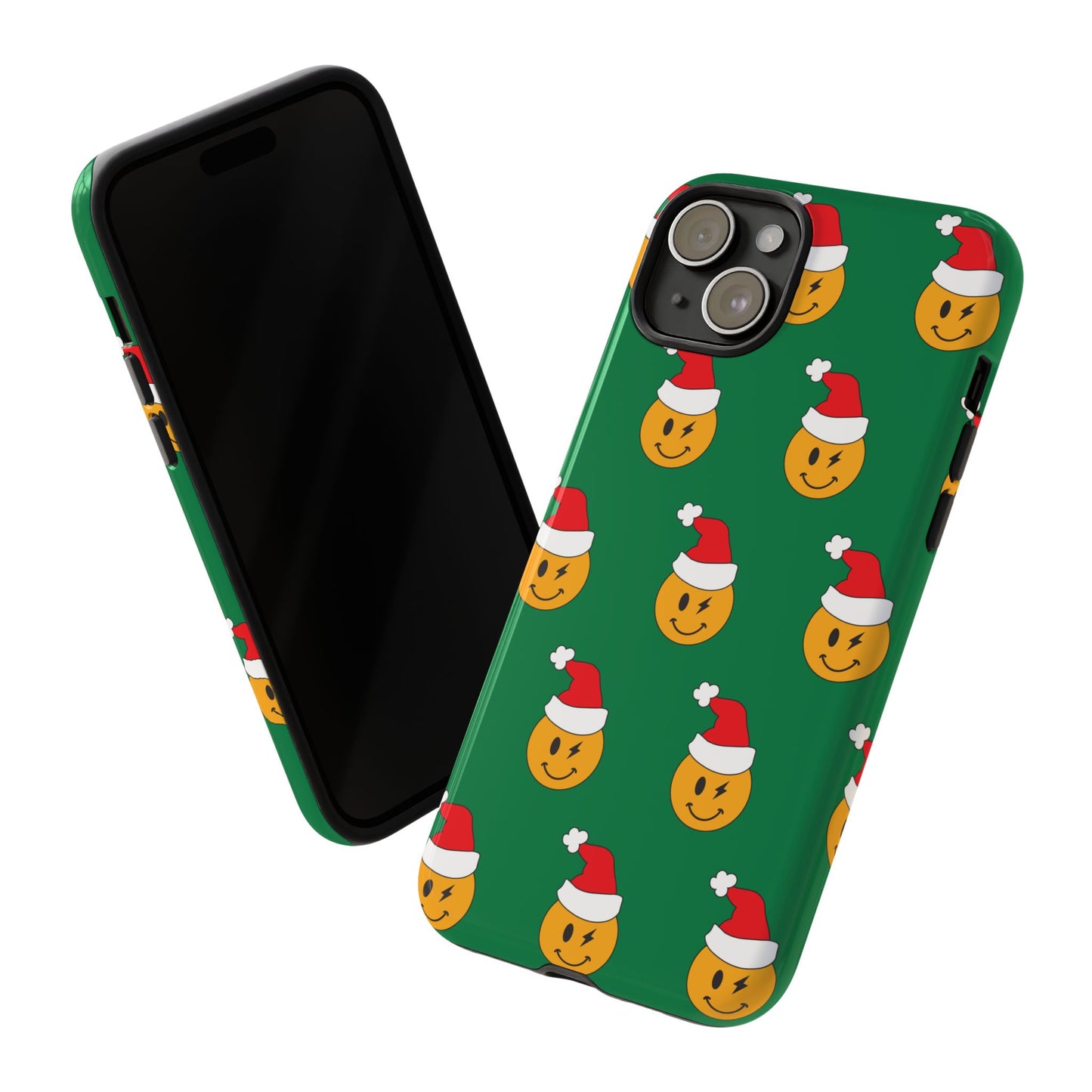 Smiley Santa Holiday iPhone Case - Shophippiesonly