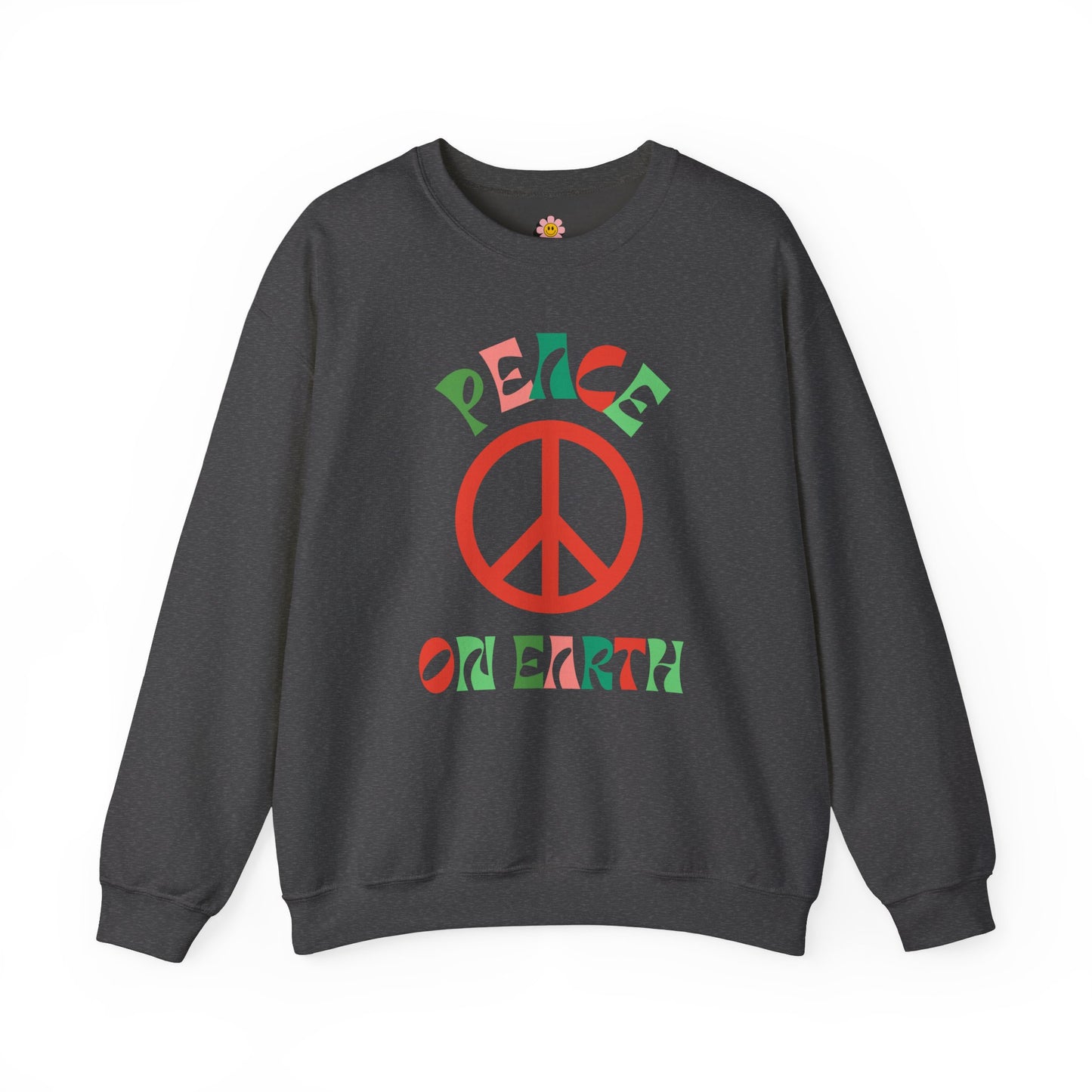 Peace on Earth Holiday Crewneck Sweatshirt