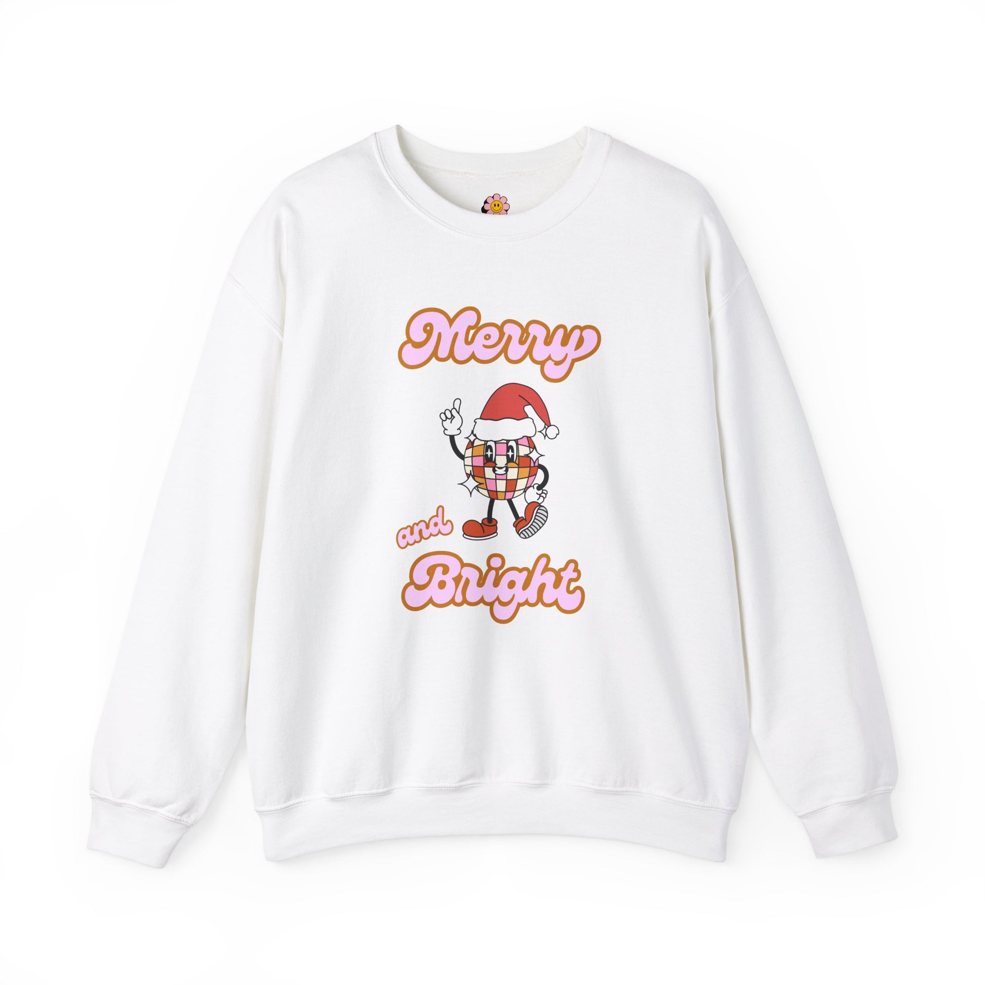 Merry and Bright Disco Sweatshirt - Shophippiesonly