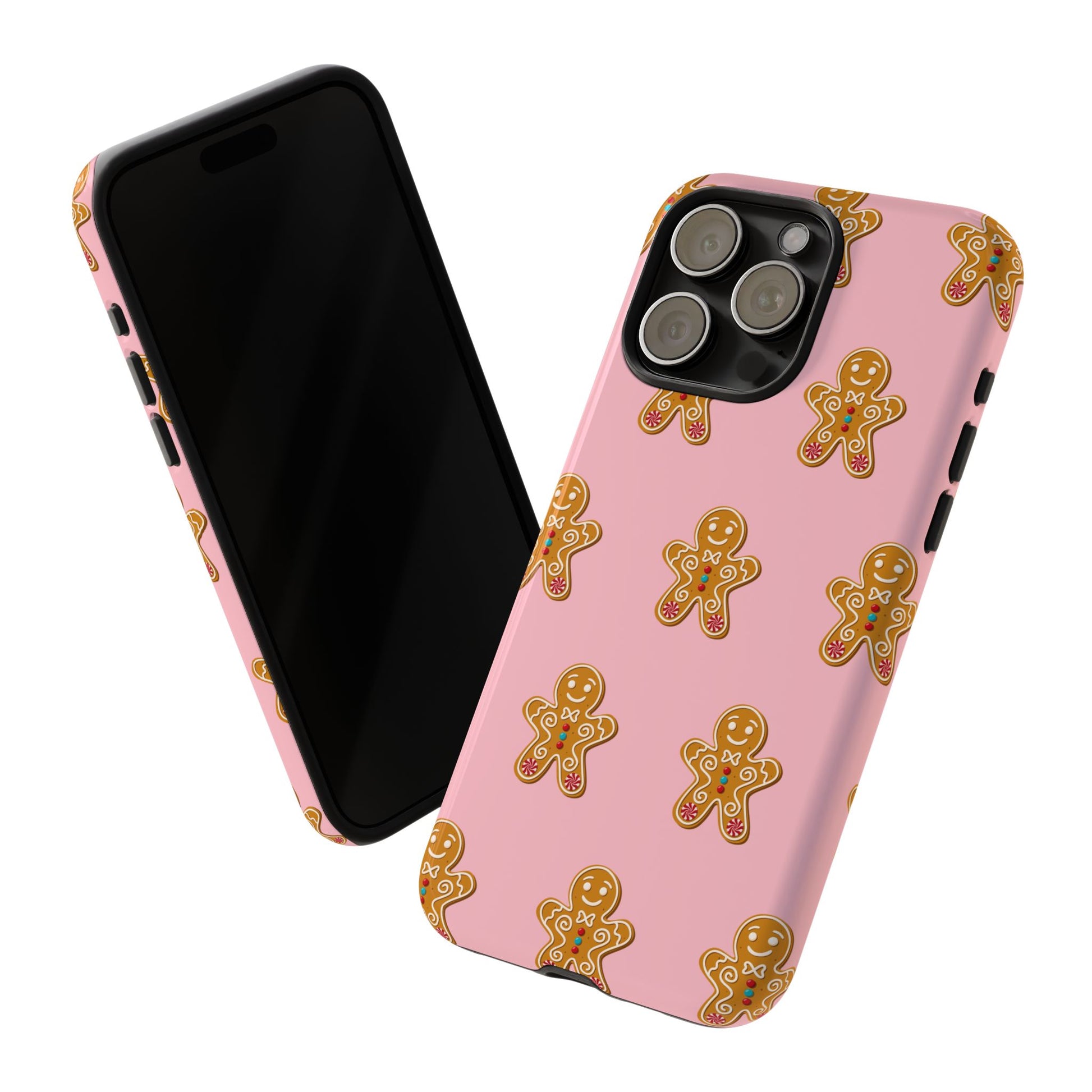 Gingerbread- Pink Durable iPhone Case - Shophippiesonly