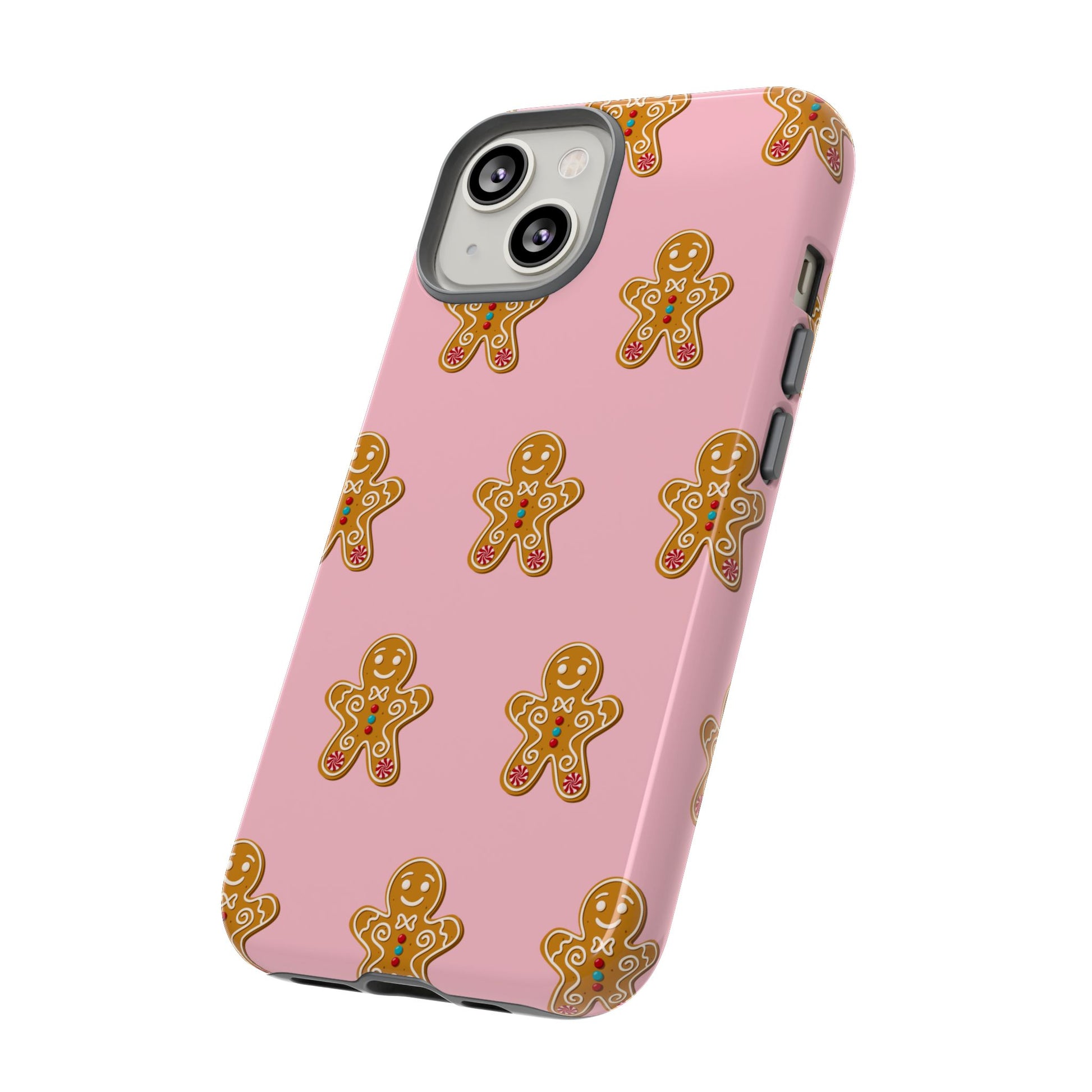 Gingerbread- Pink Durable iPhone Case - Shophippiesonly