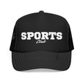 Sports Club Trucker Hat — Retro Athletic Foam Cap