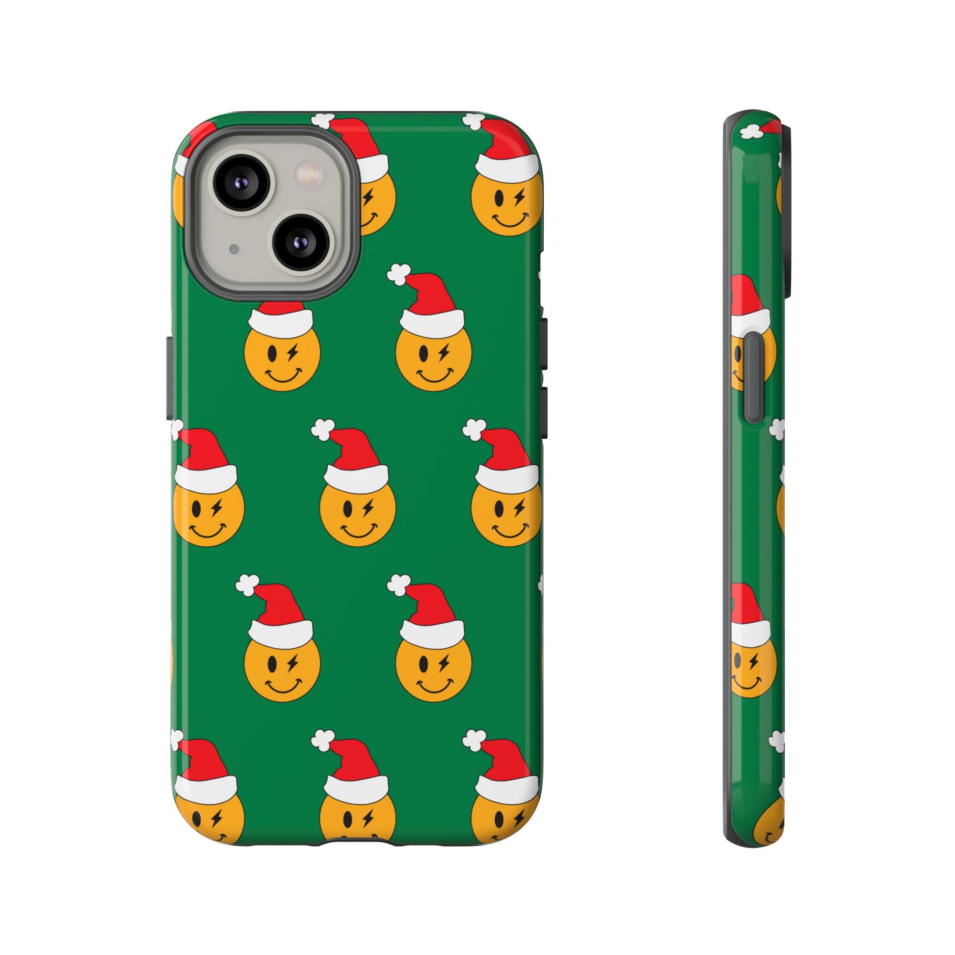 Smiley Santa Holiday iPhone Case - Shophippiesonly