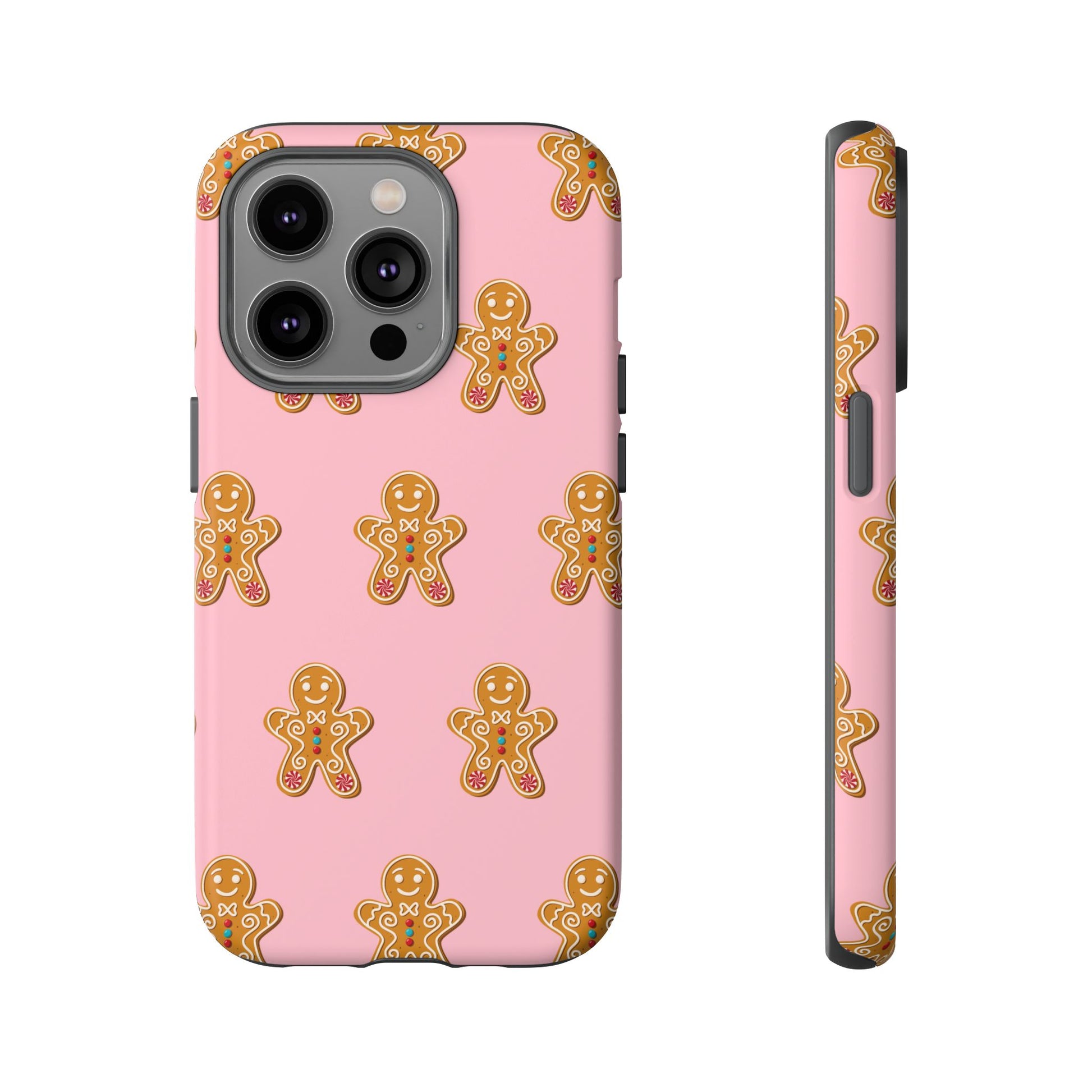 Gingerbread- Pink Durable iPhone Case - Shophippiesonly