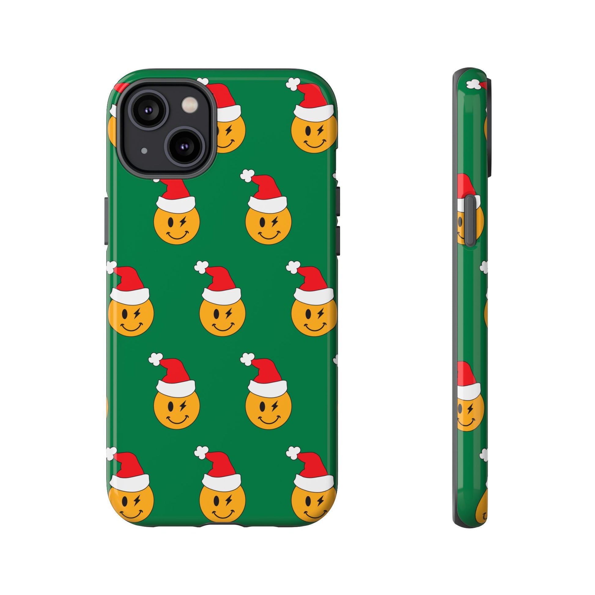 Smiley Santa Holiday iPhone Case - Shophippiesonly