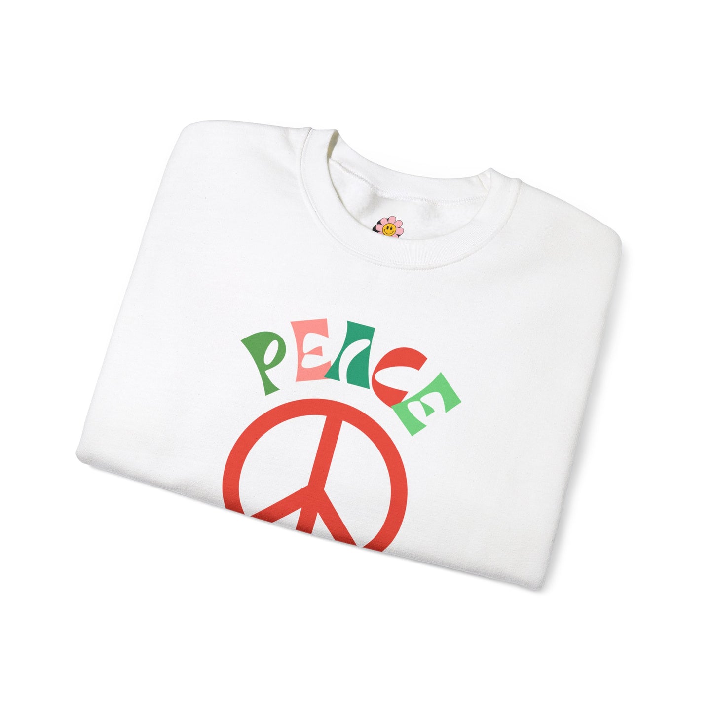 Peace on Earth Holiday Crewneck Sweatshirt