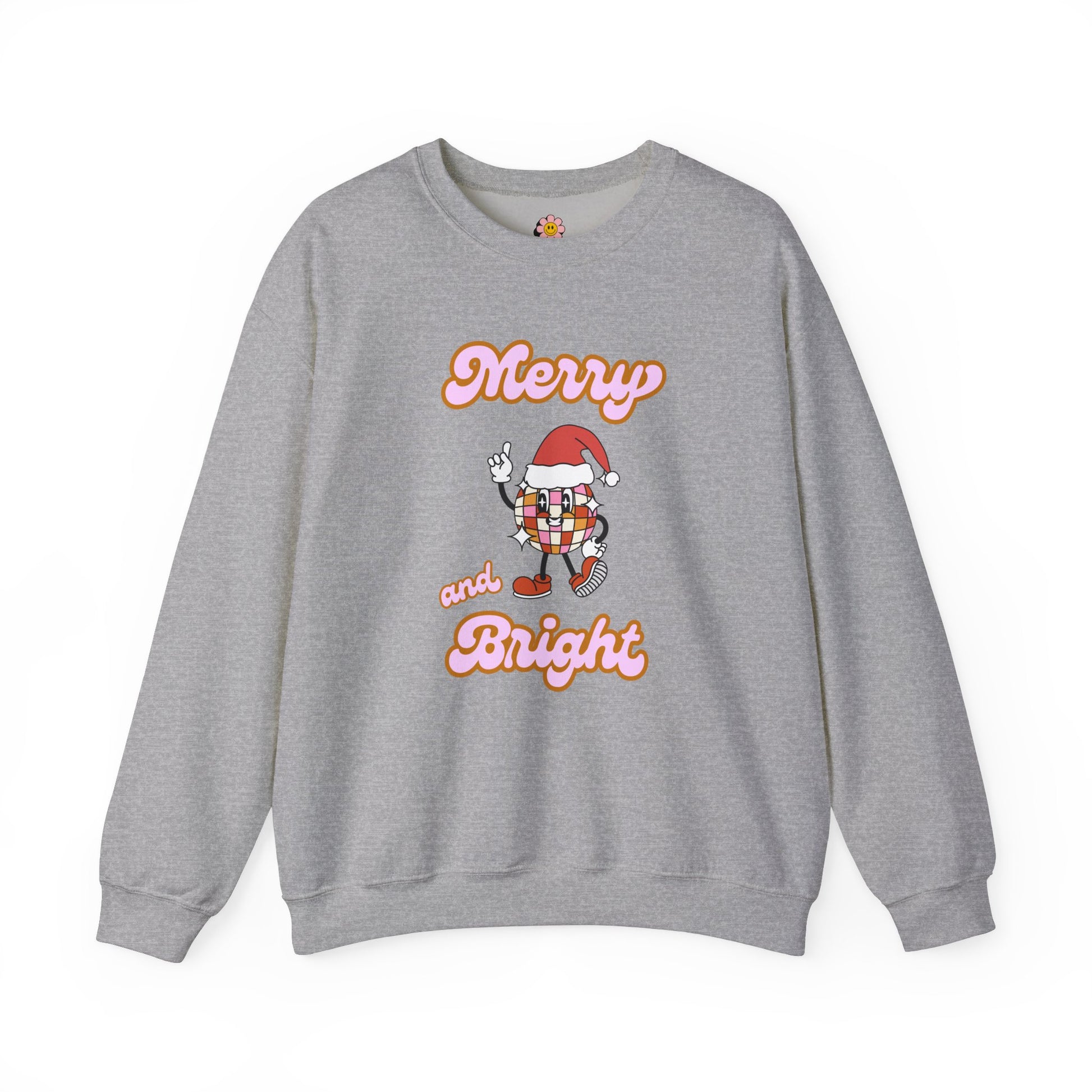 Merry and Bright Disco Sweatshirt - Shophippiesonly
