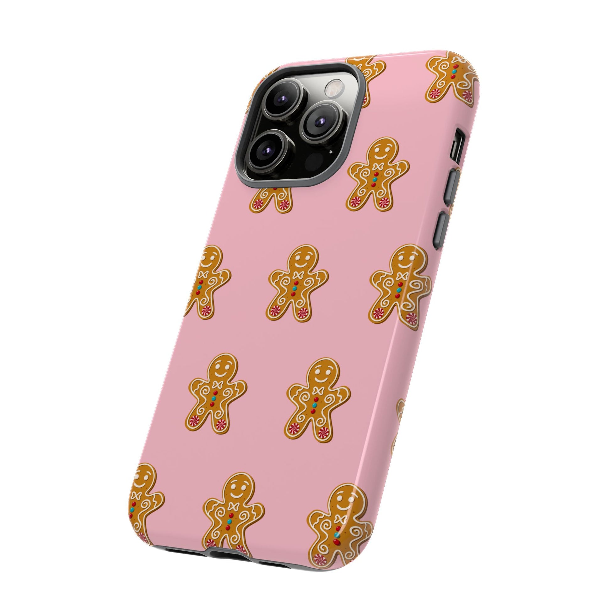 Gingerbread- Pink Durable iPhone Case - Shophippiesonly