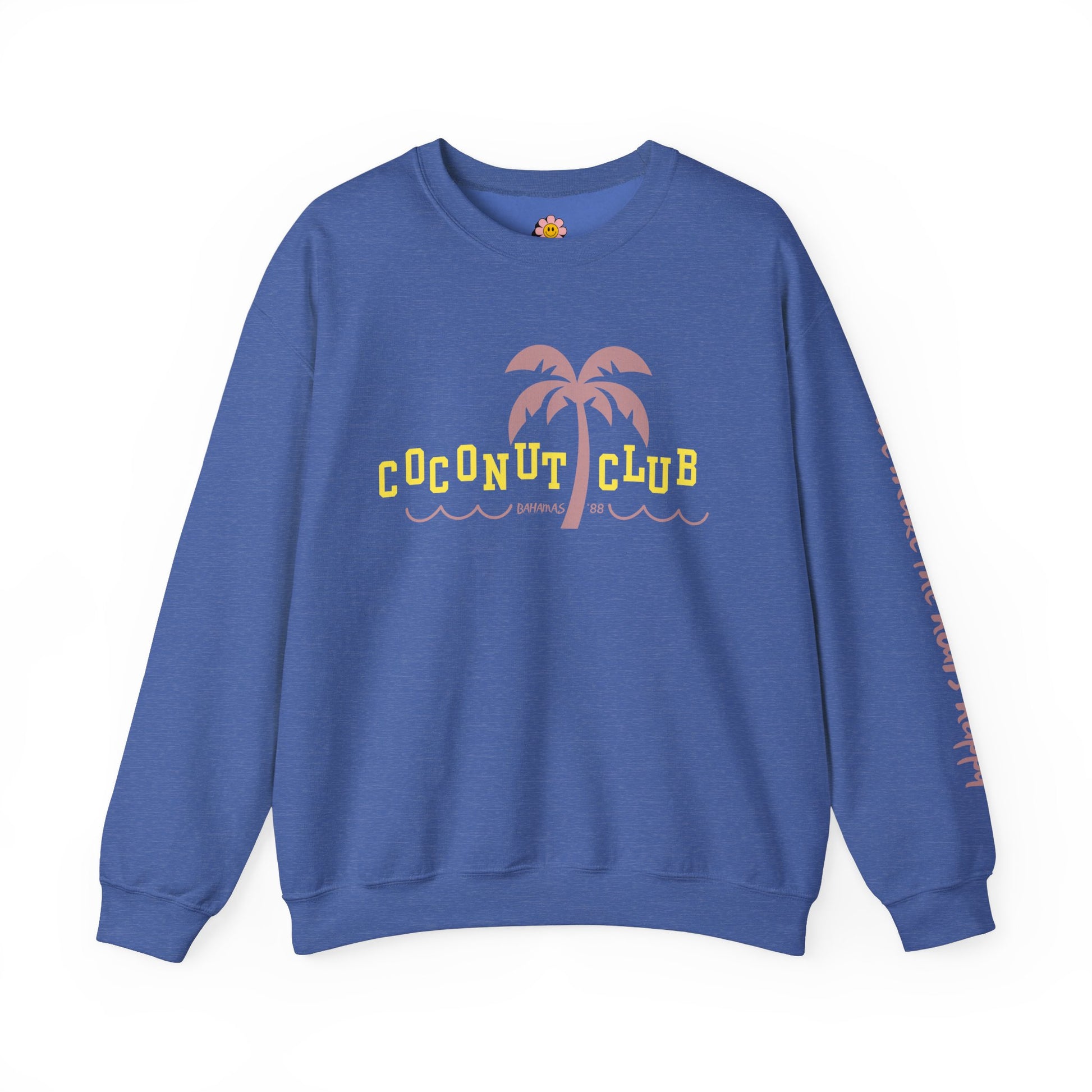 Coconut Club Crewneck Sweatshirt - Shophippiesonly