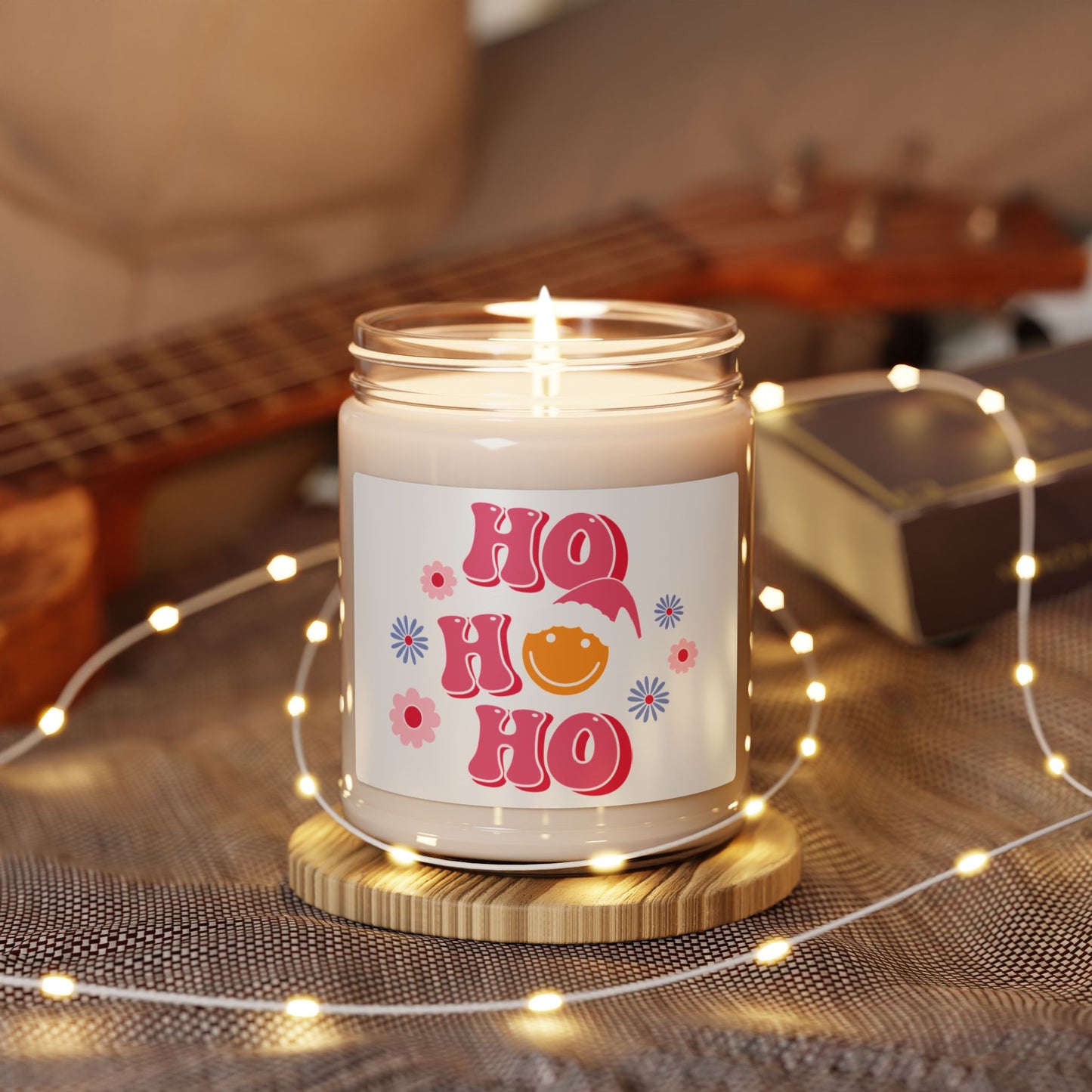 Ho Ho Happy 9oz Soy Candle - Shophippiesonly