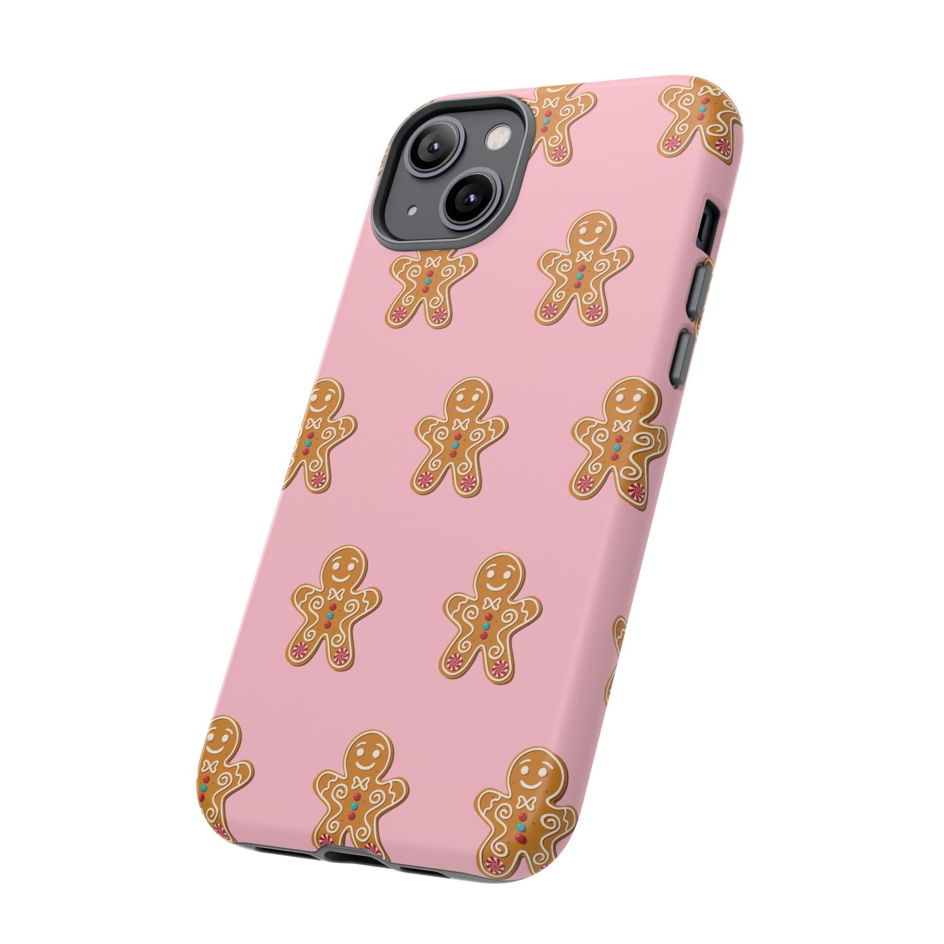 Gingerbread- Pink Durable iPhone Case - Shophippiesonly