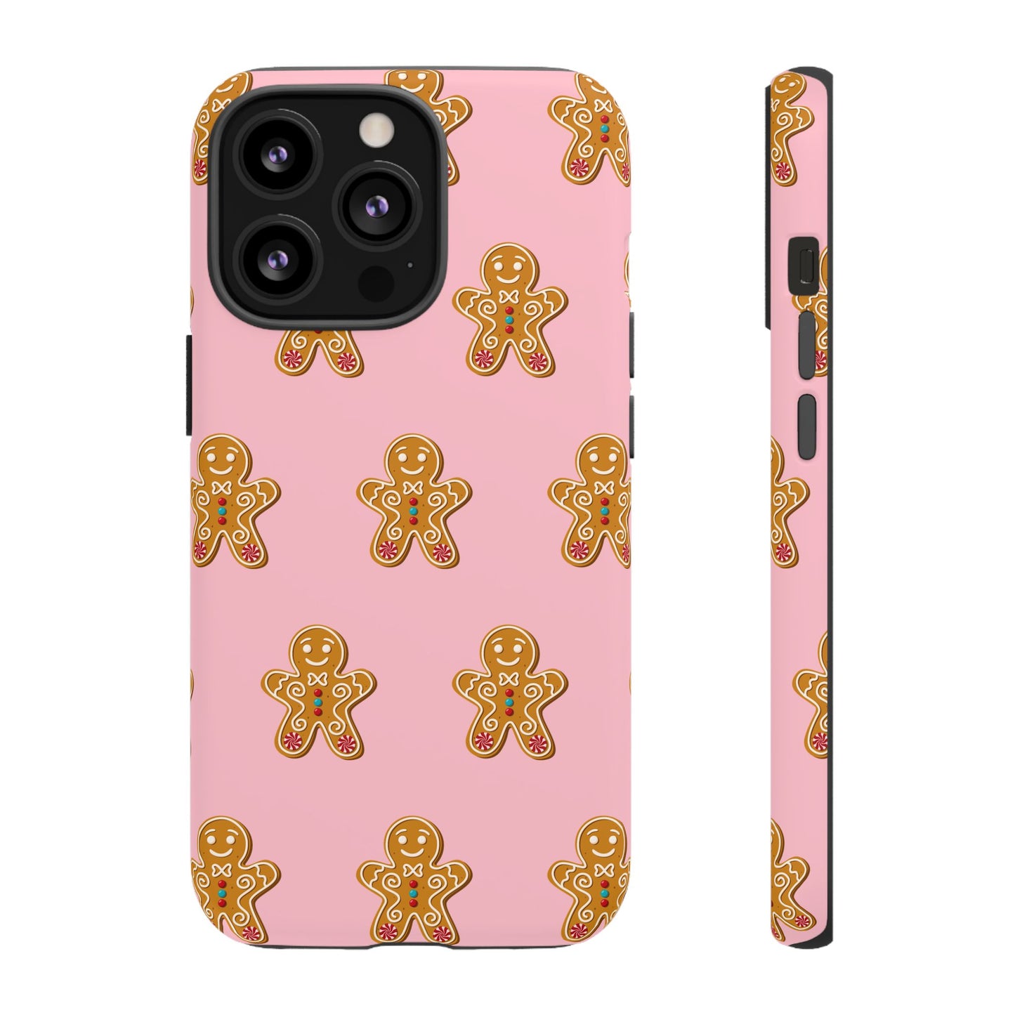 Gingerbread- Pink Durable iPhone Case - Shophippiesonly