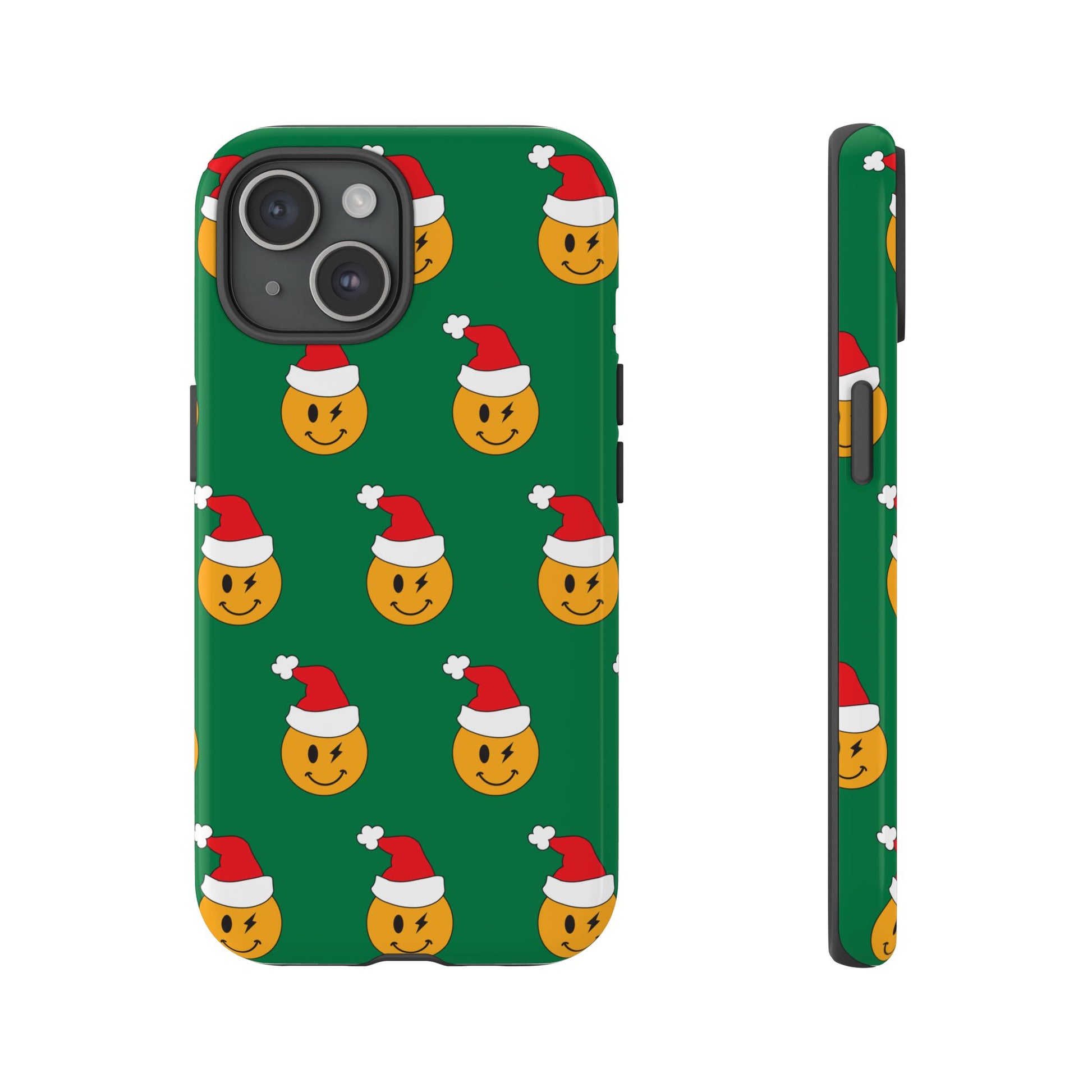 Smiley Santa Holiday iPhone Case - Shophippiesonly