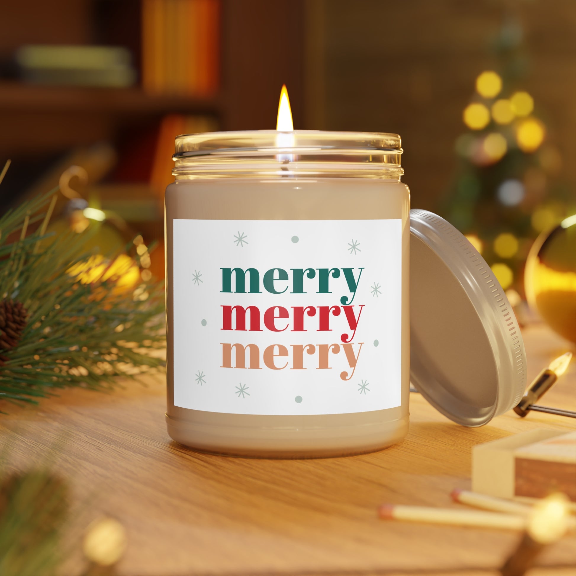 Merry, Merry, Merry 9oz  Comfort Spice Jar Candle - Shophippiesonly