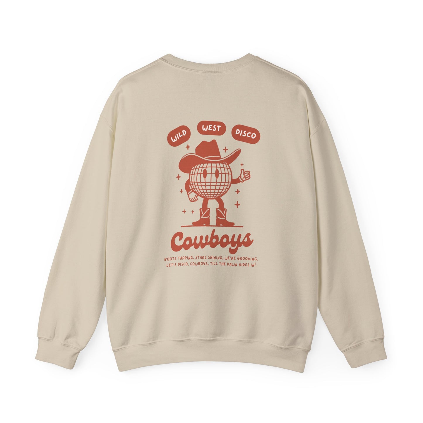 Disco Cowboy Crewneck Sweatshirt - Shophippiesonly