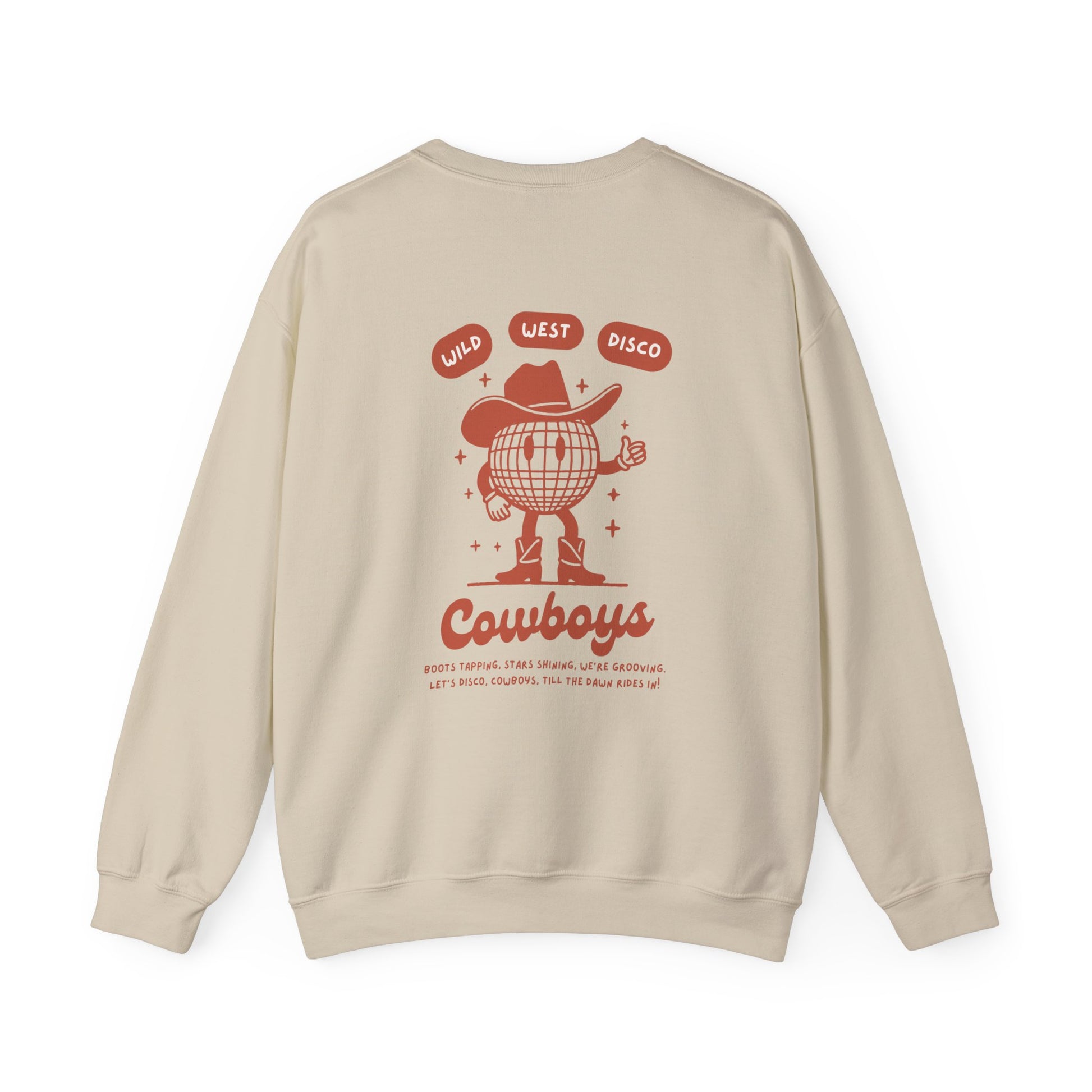 Disco Cowboy Crewneck Sweatshirt - Shophippiesonly